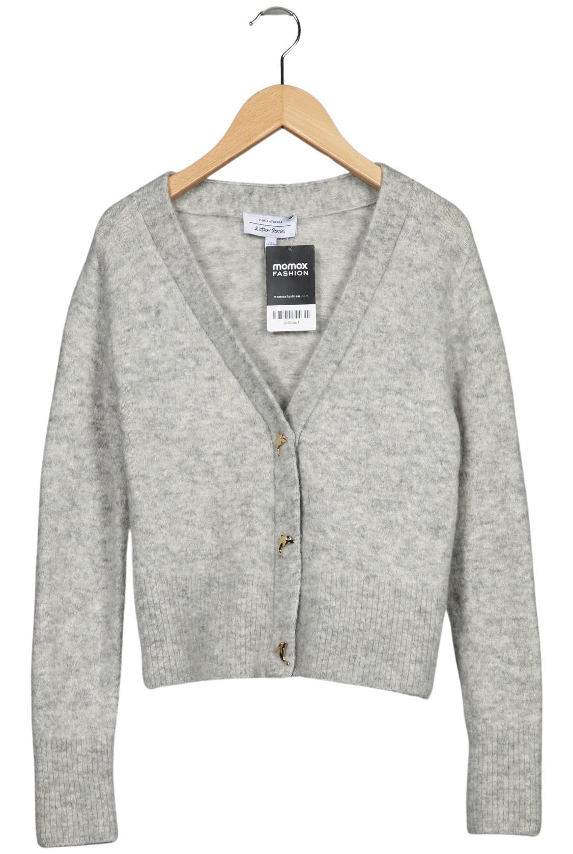 

& Other Stories Damen Strickjacke, grau, Gr. 36