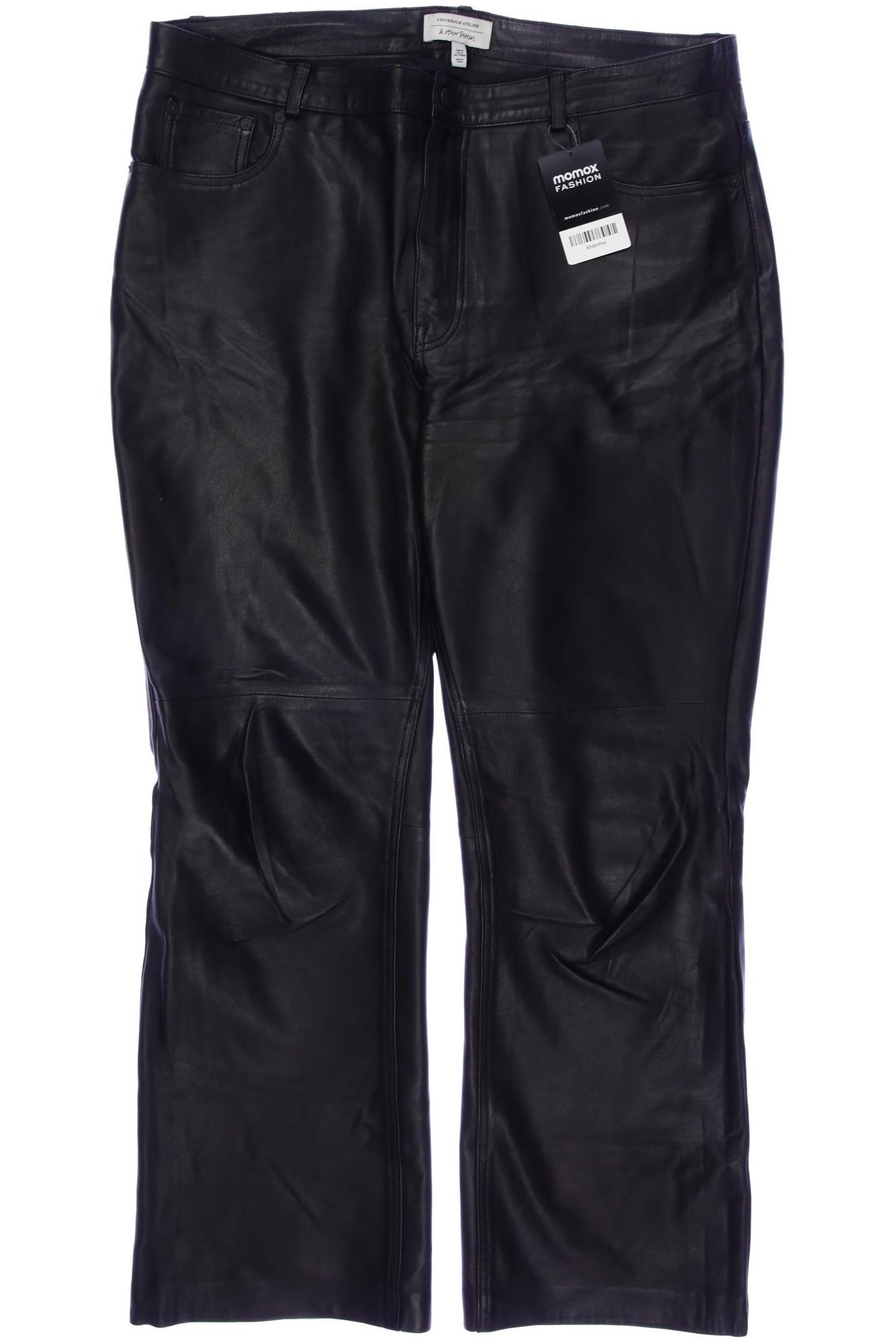 

& Other Stories Damen Stoffhose, schwarz, Gr. 44