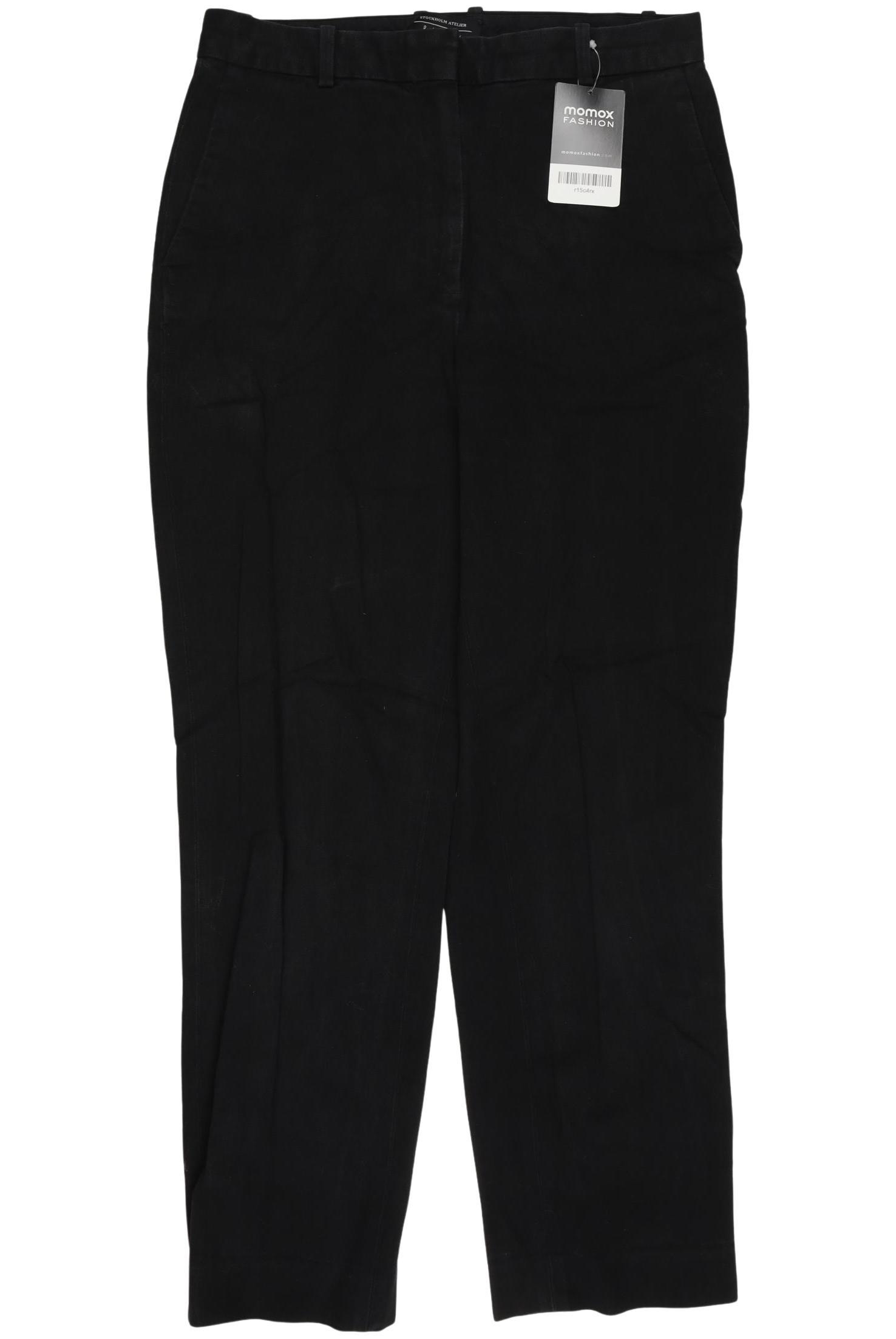 

& Other Stories Damen Stoffhose, schwarz, Gr. 38