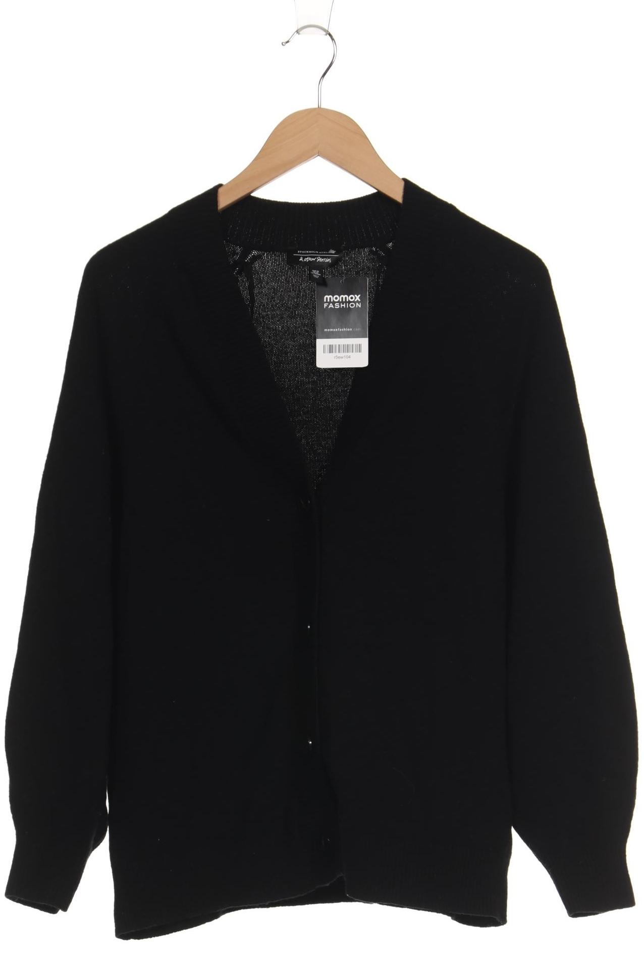 

& Other Stories Damen Strickjacke, schwarz, Gr. 34