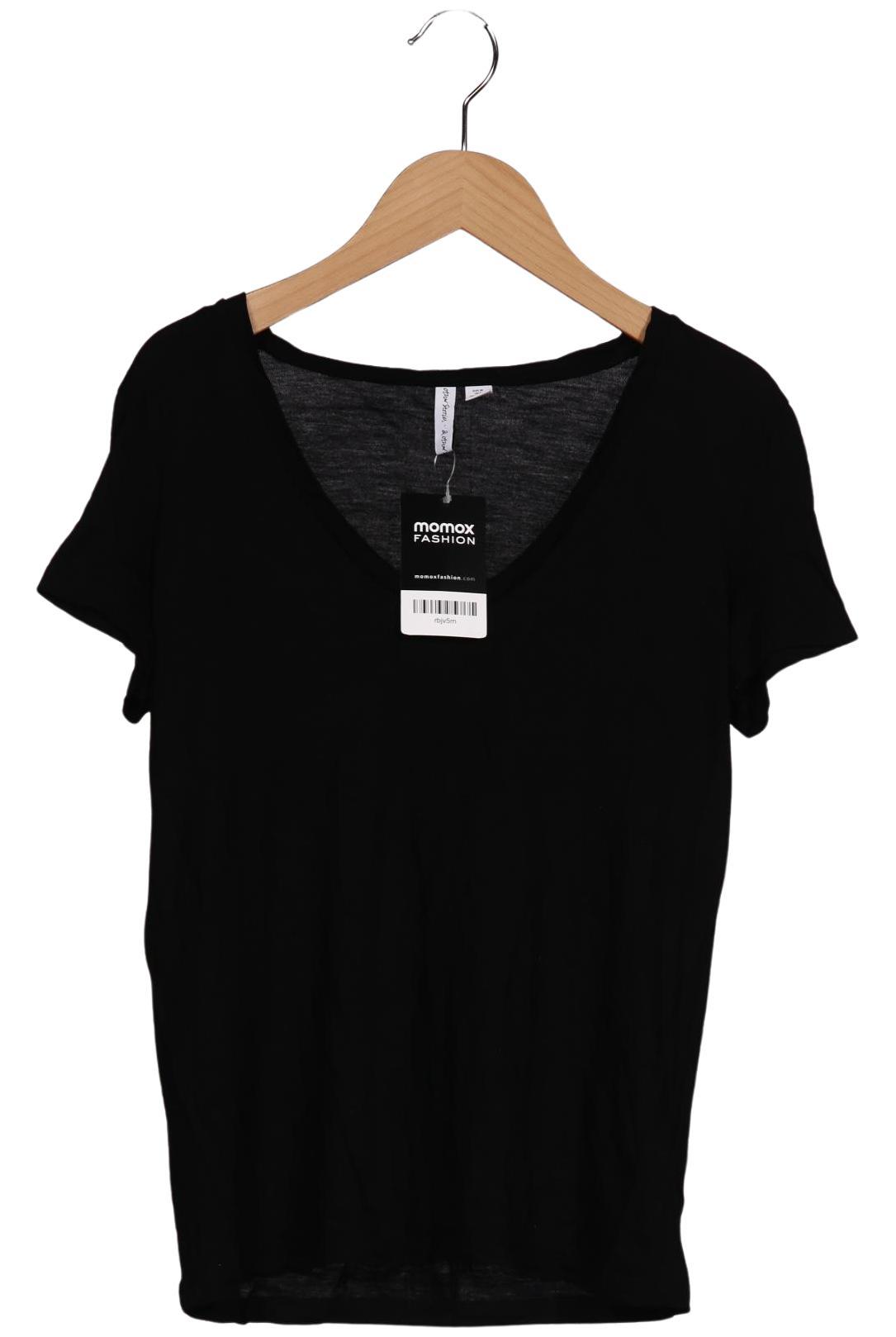 

& Other Stories Damen T-Shirt, schwarz, Gr. 38