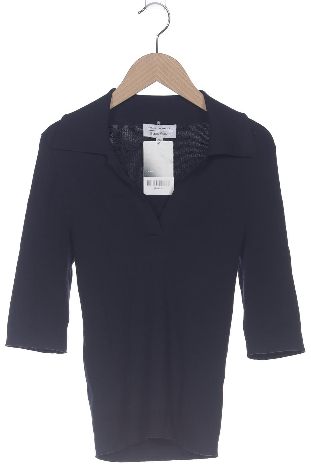 

& Other Stories Damen Poloshirt, marineblau, Gr. 36