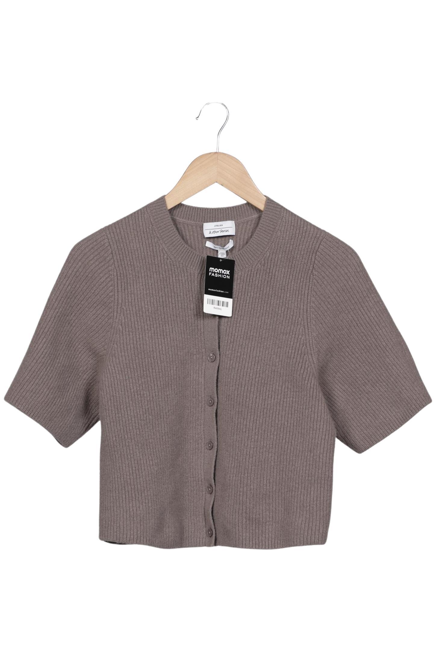 

& Other Stories Damen Strickjacke, grau, Gr. 36