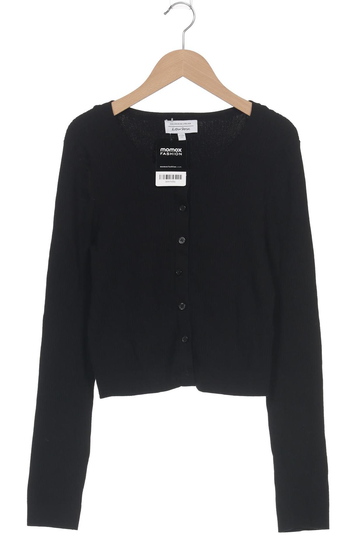

& Other Stories Damen Strickjacke, schwarz, Gr. 38
