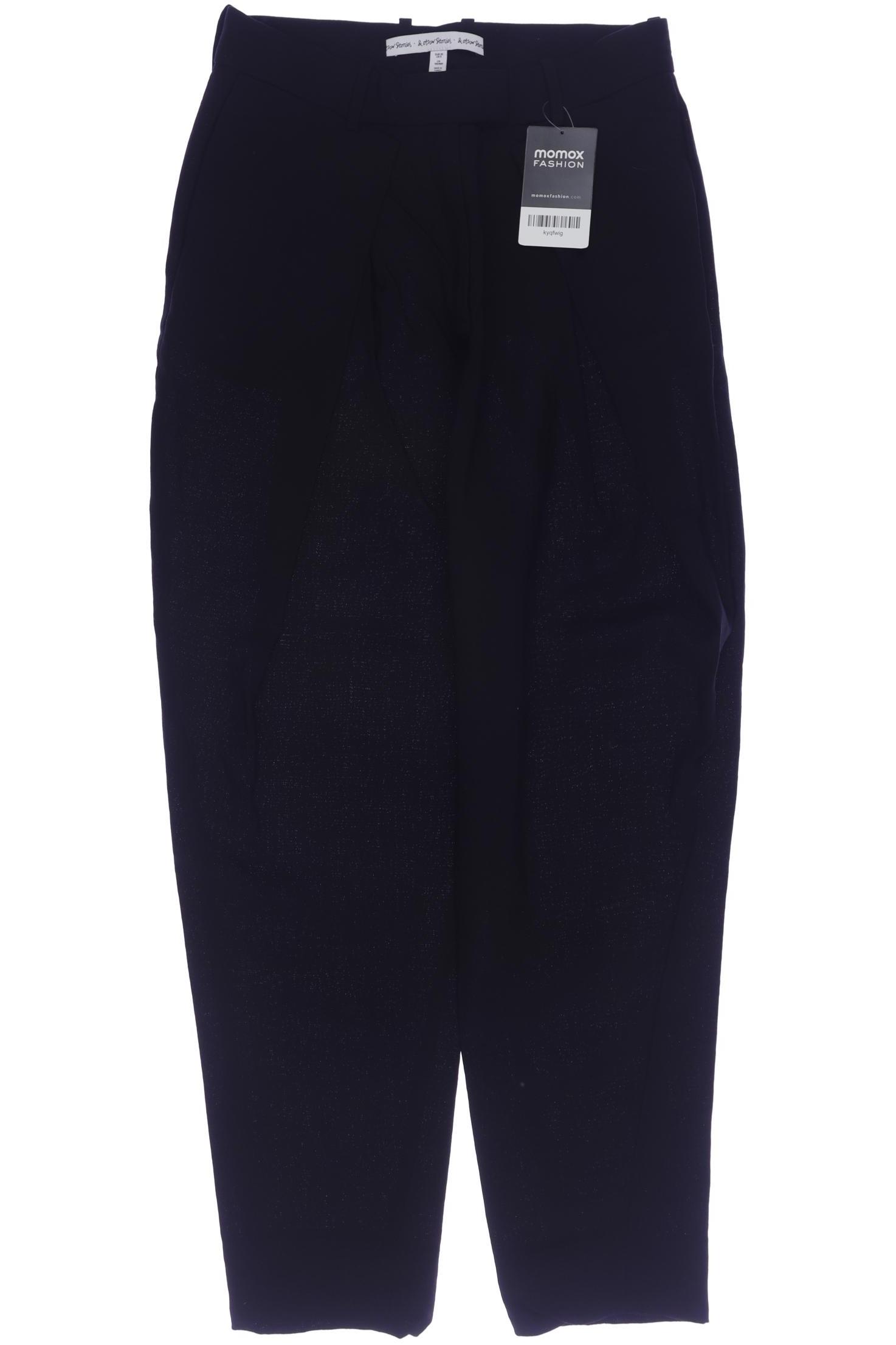 

& Other Stories Damen Stoffhose, schwarz, Gr. 36