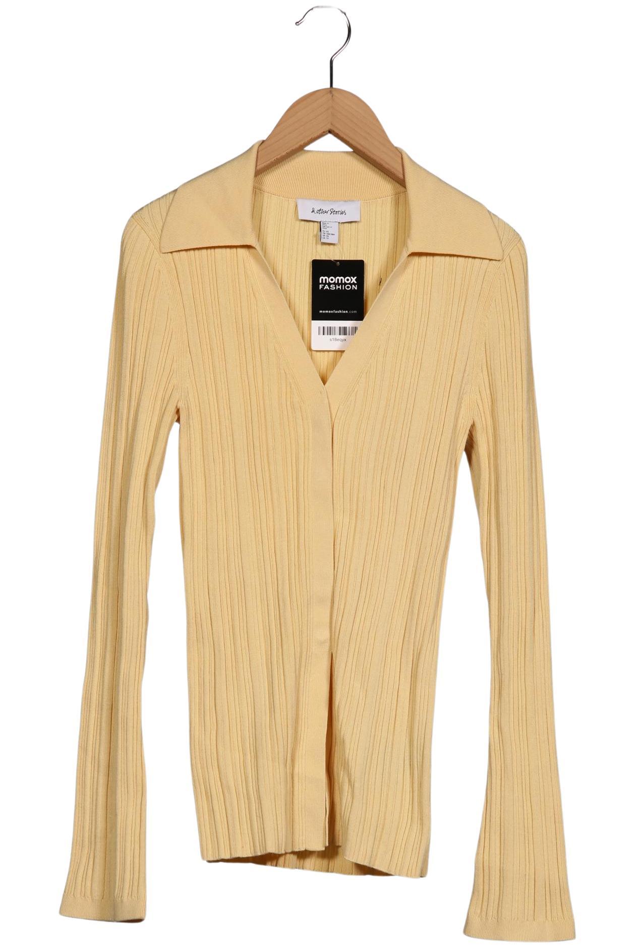 

& Other Stories Damen Strickjacke, gelb, Gr. 34