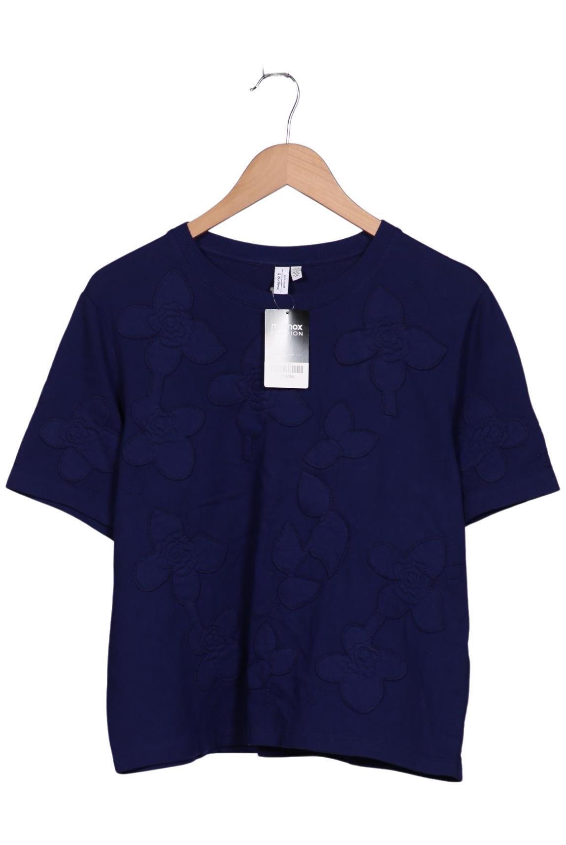 

& Other Stories Damen T-Shirt, marineblau, Gr. 38