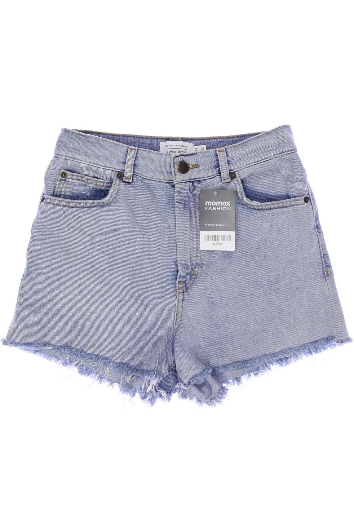 

& Other Stories Damen Shorts, blau, Gr. 26