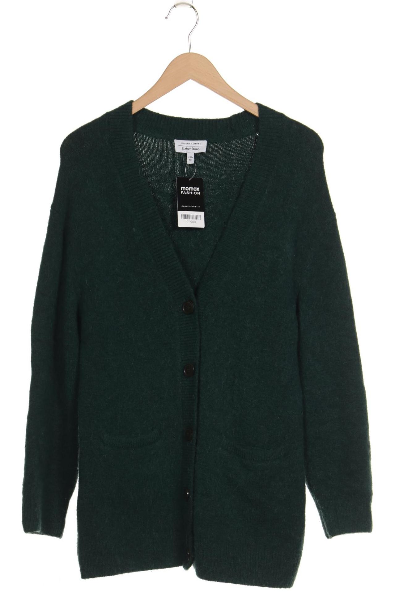 

& Other Stories Damen Strickjacke, grün, Gr. 34