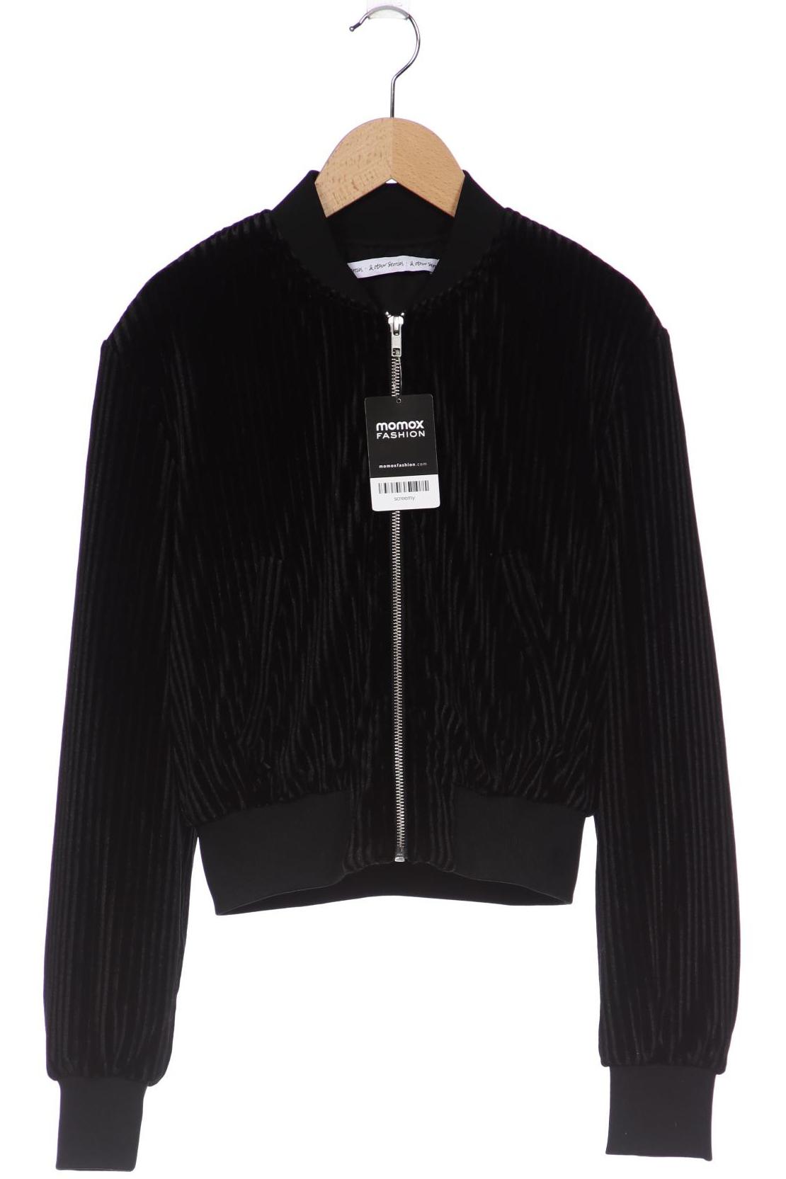 

& Other Stories Damen Jacke, schwarz, Gr. 34