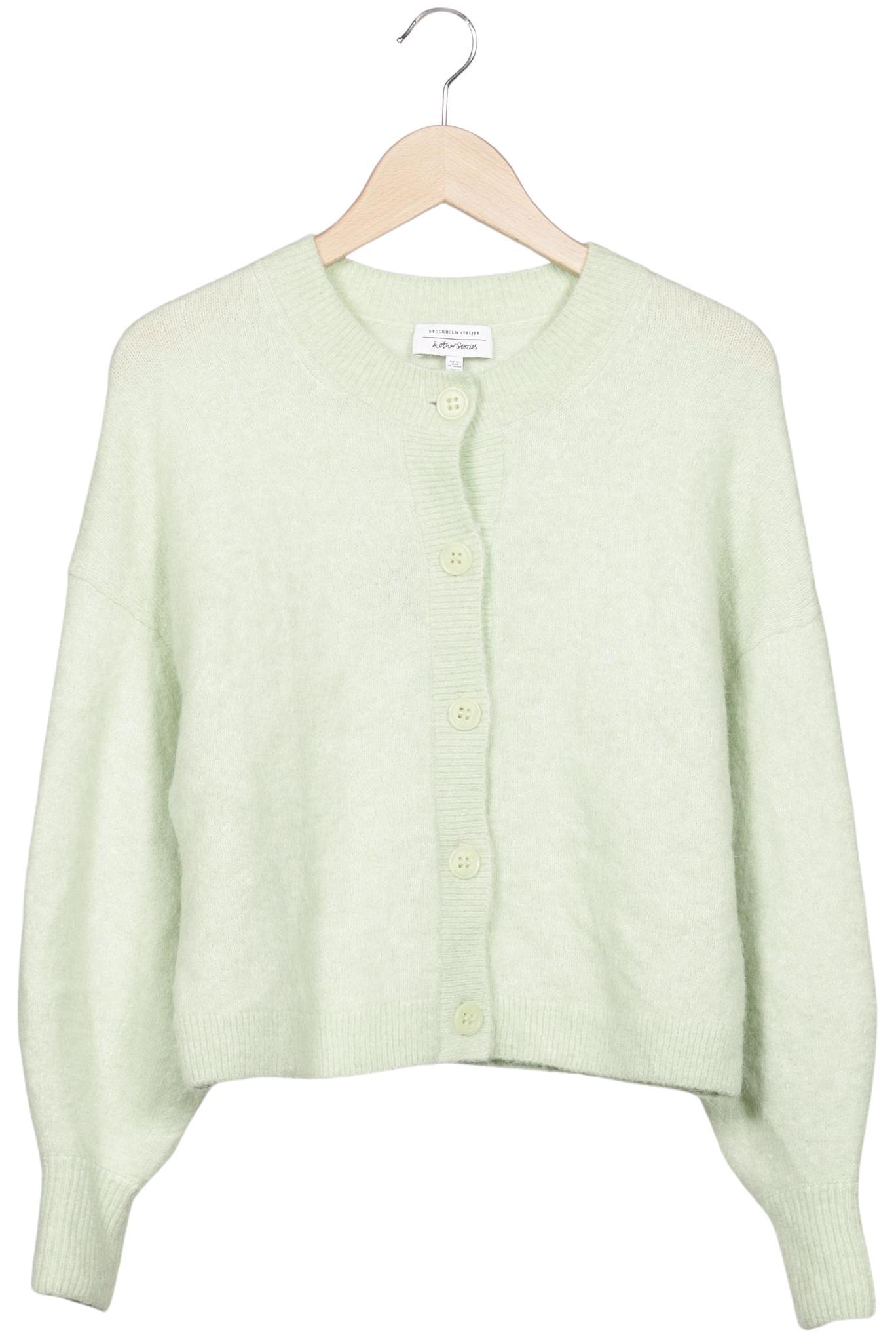 

& Other Stories Damen Strickjacke, hellgrün, Gr. 34