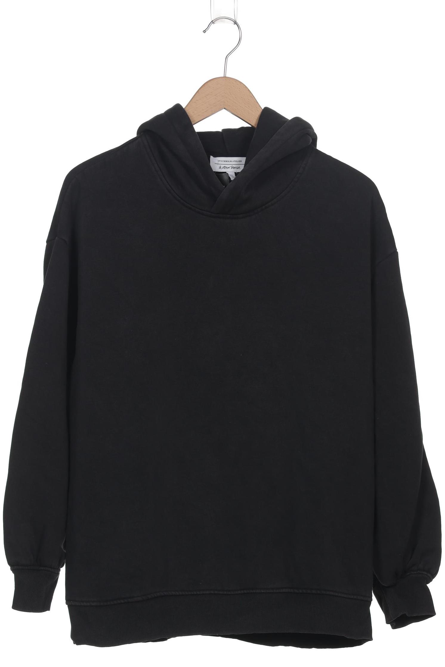 

& Other Stories Damen Kapuzenpullover, schwarz, Gr. 36