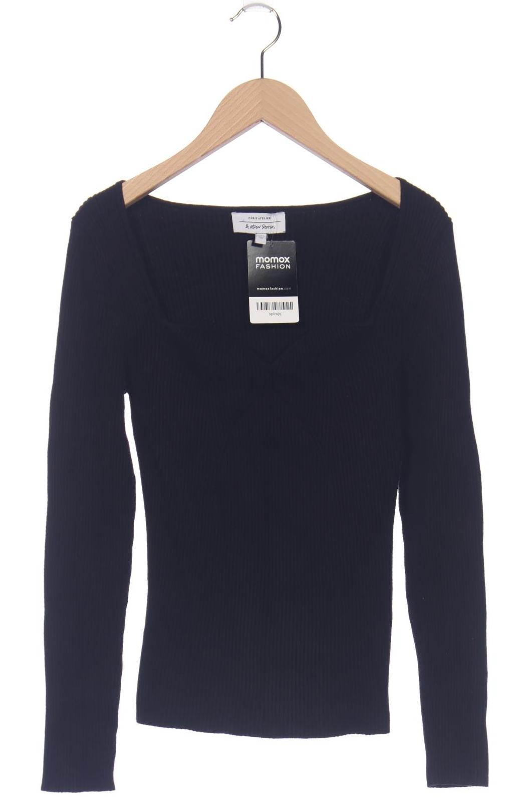 

& Other Stories Damen Langarmshirt, schwarz, Gr. 36