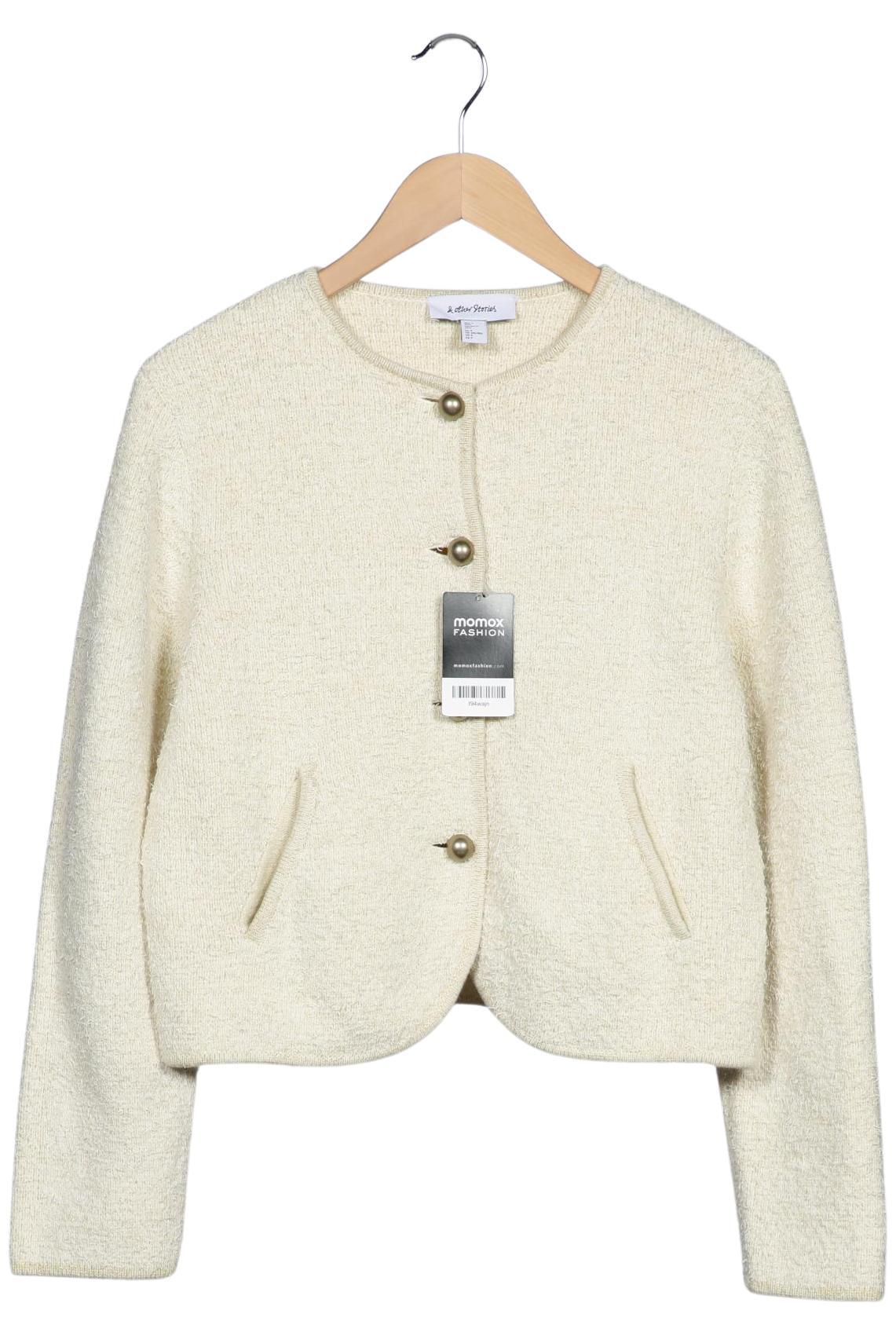 

& Other Stories Damen Strickjacke, cremeweiß, Gr. 36