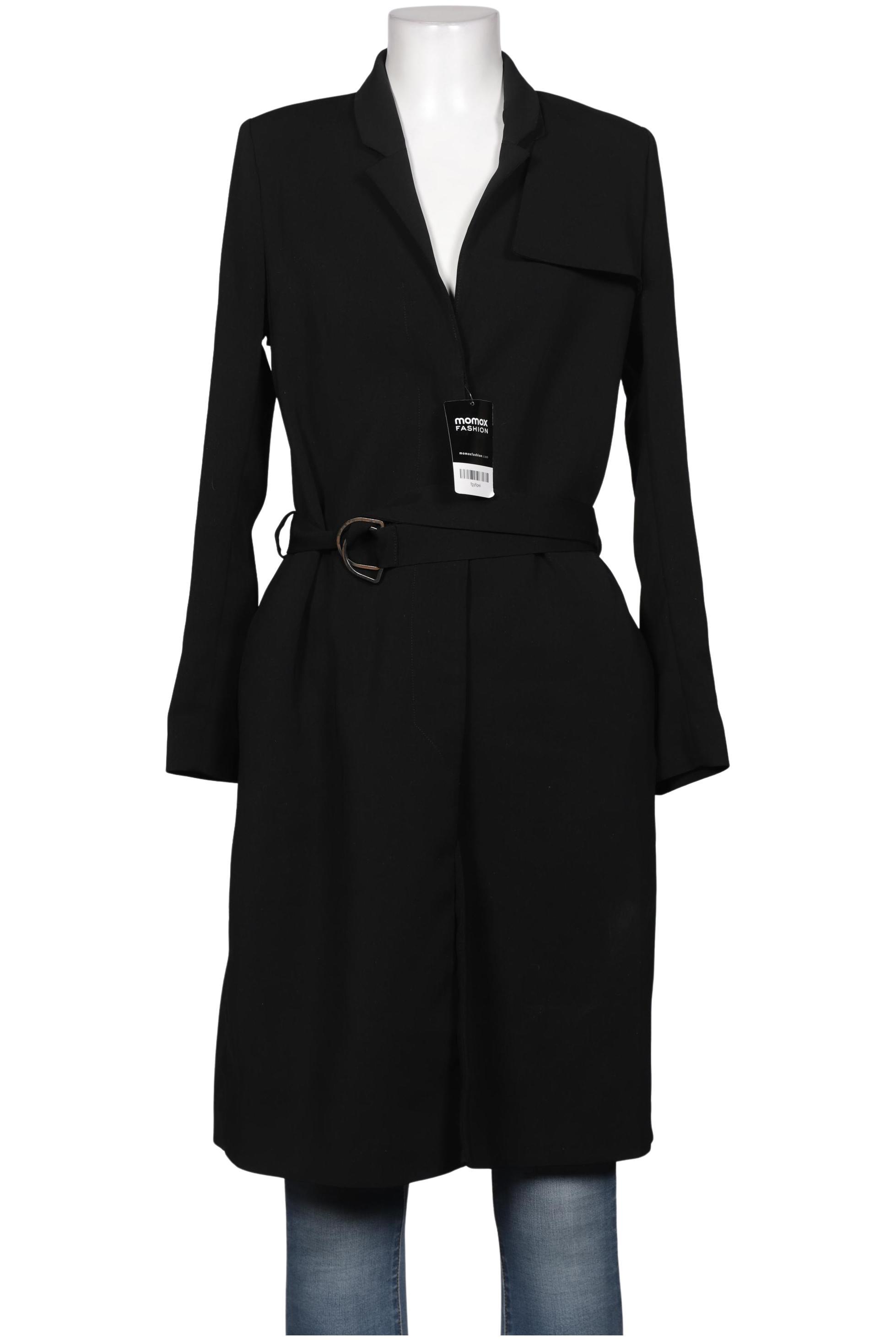 

& Other Stories Damen Mantel, schwarz, Gr. 36