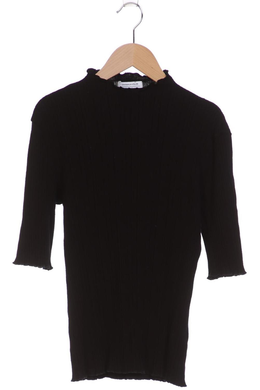 

& Other Stories Damen T-Shirt, schwarz, Gr. 38