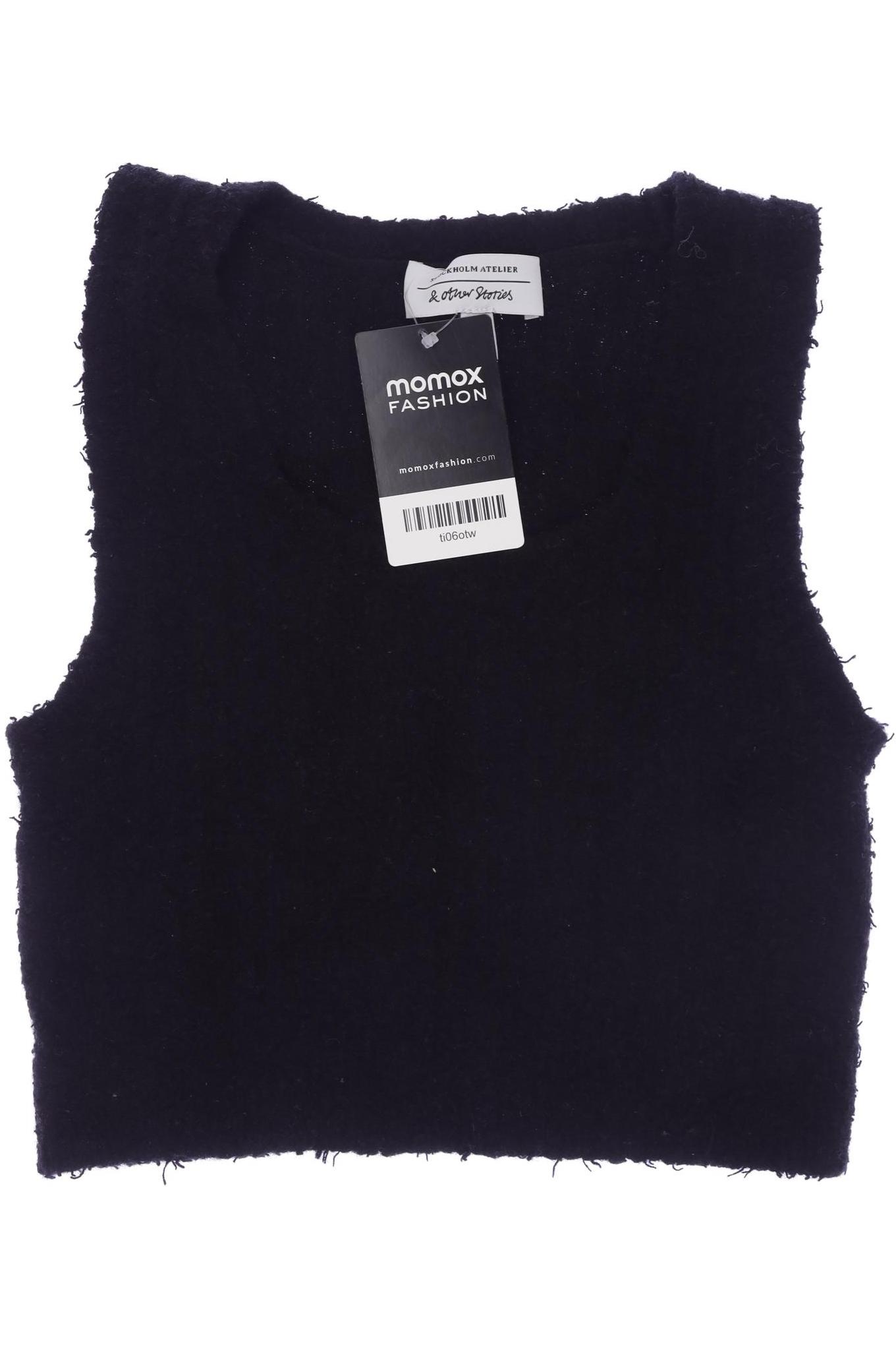 

& Other Stories Damen Top, schwarz, Gr. 36