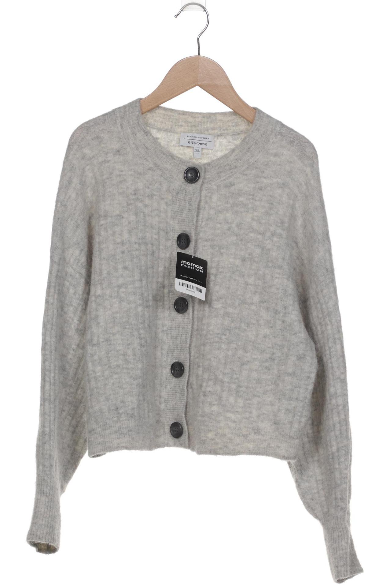 

& Other Stories Damen Strickjacke, grau, Gr. 34