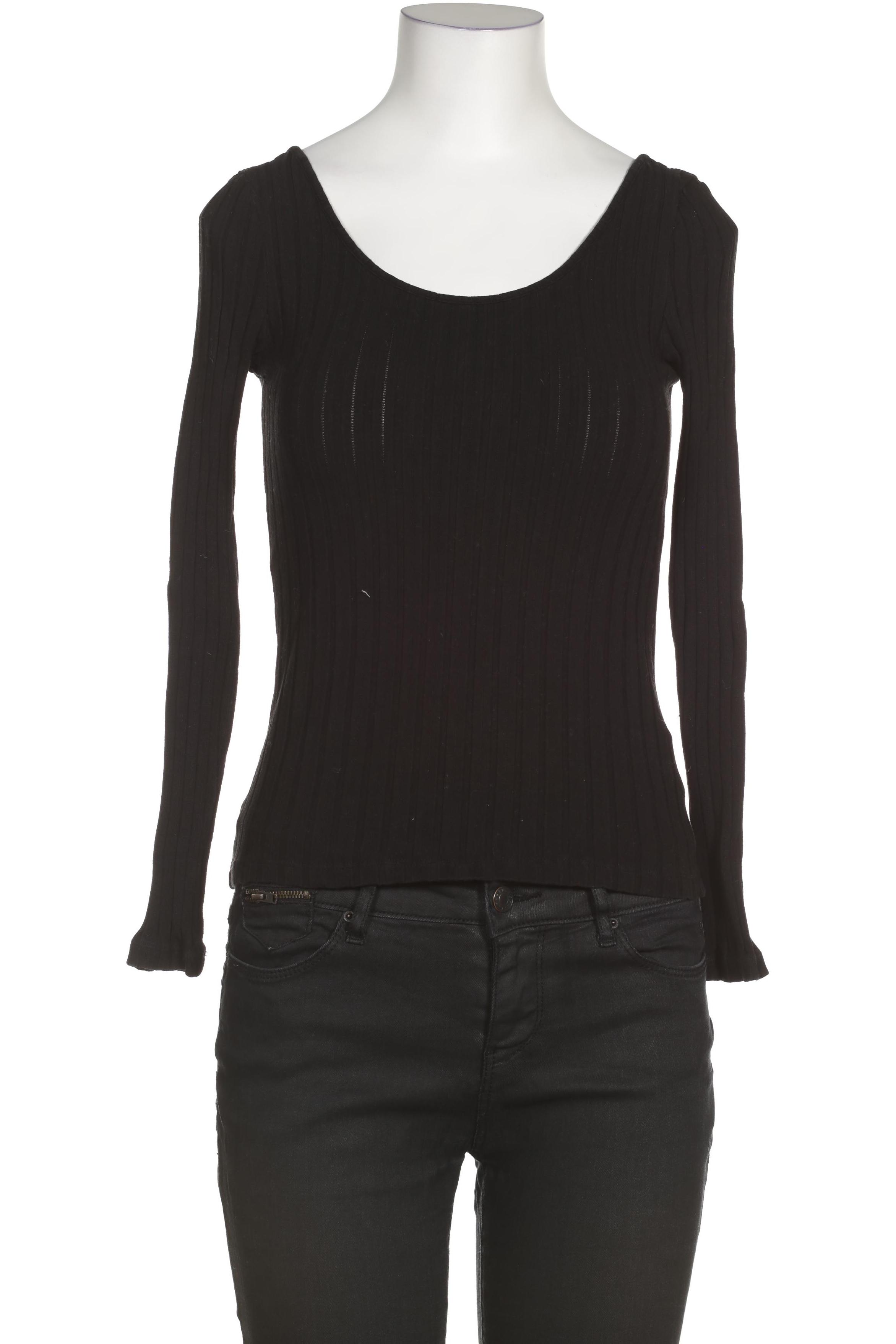 

& Other Stories Damen Langarmshirt, schwarz, Gr. 34