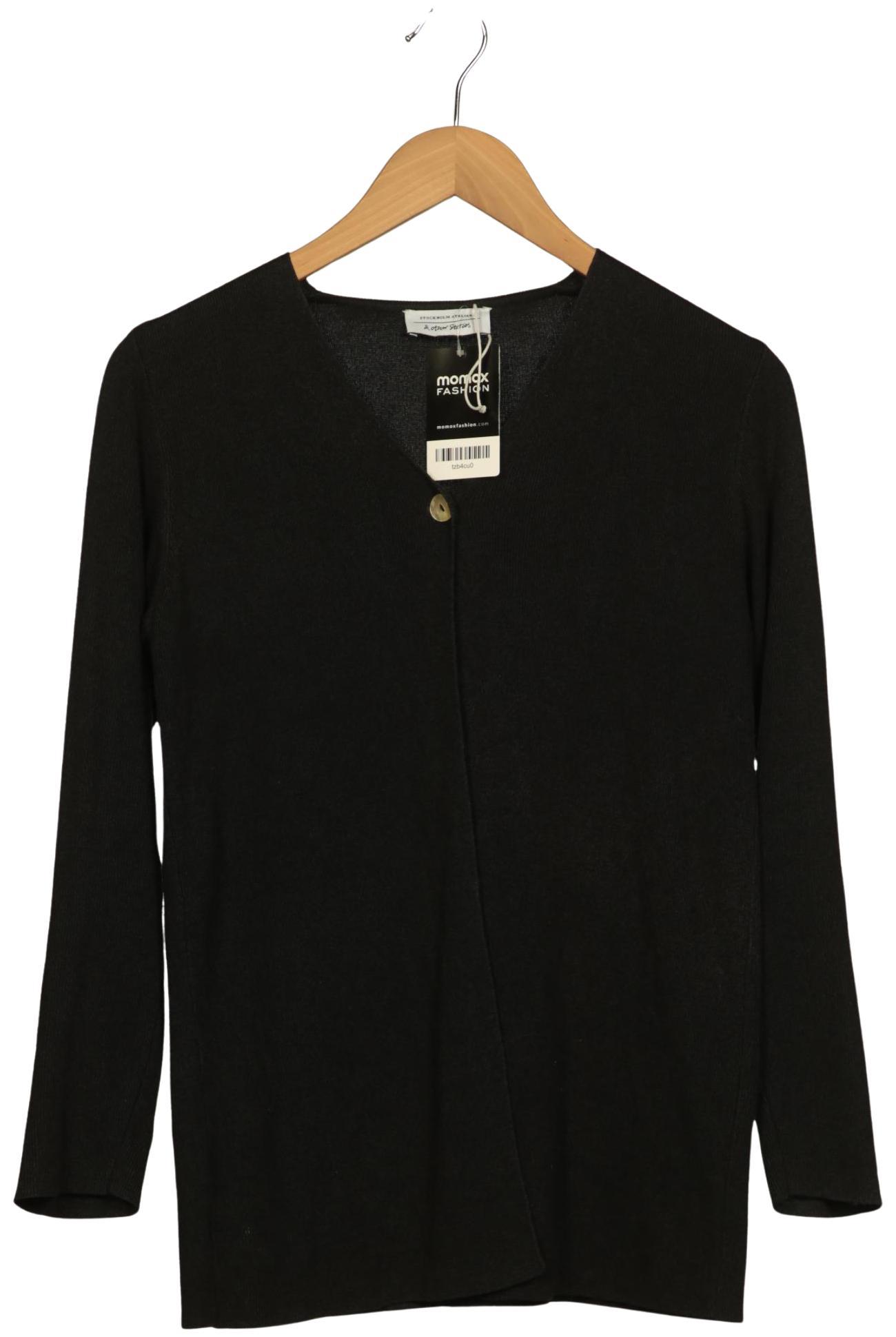 

& Other Stories Damen Strickjacke, schwarz, Gr. 38