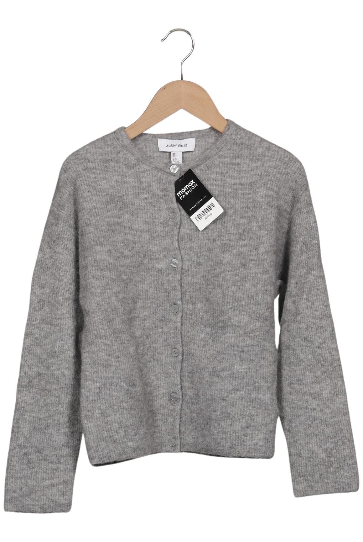 

& Other Stories Damen Strickjacke, grau, Gr. 34