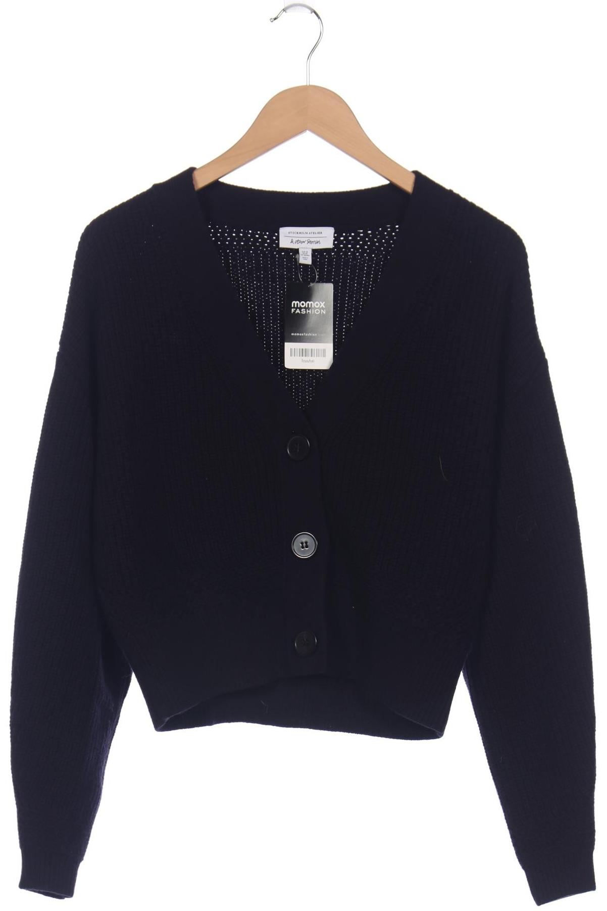 

& Other Stories Damen Strickjacke, marineblau, Gr. 34