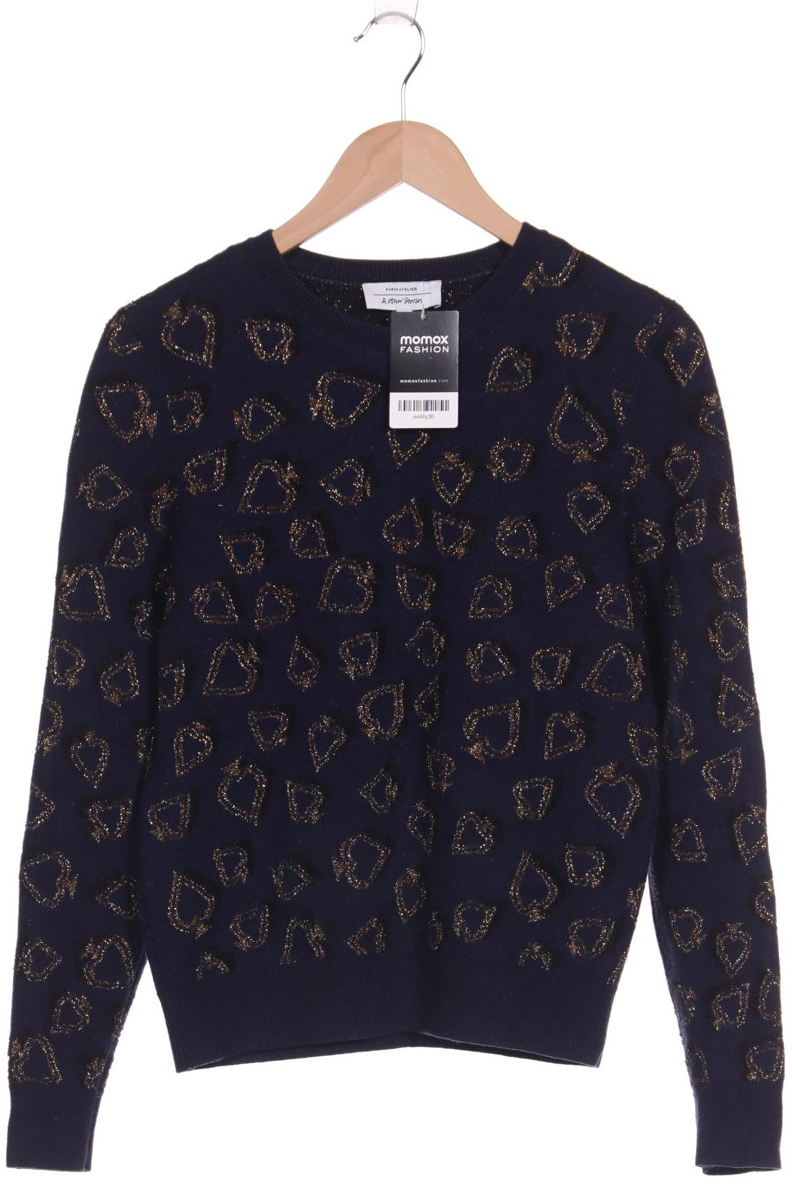 

& Other Stories Damen Pullover, marineblau, Gr. 36