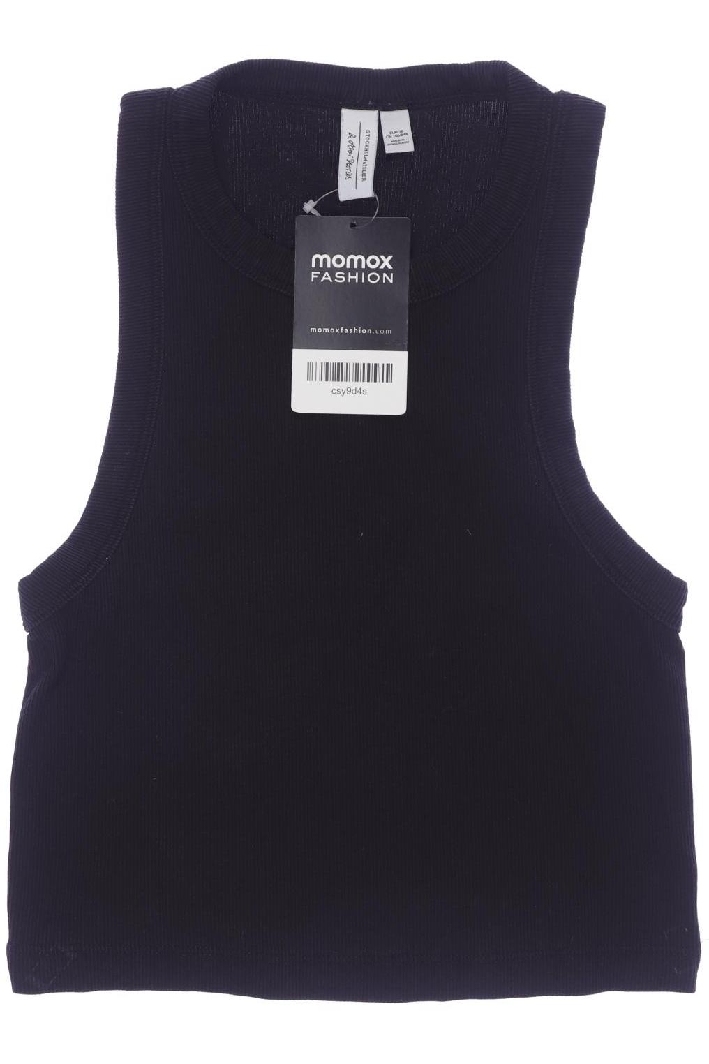 

& Other Stories Damen Top, schwarz, Gr. 36