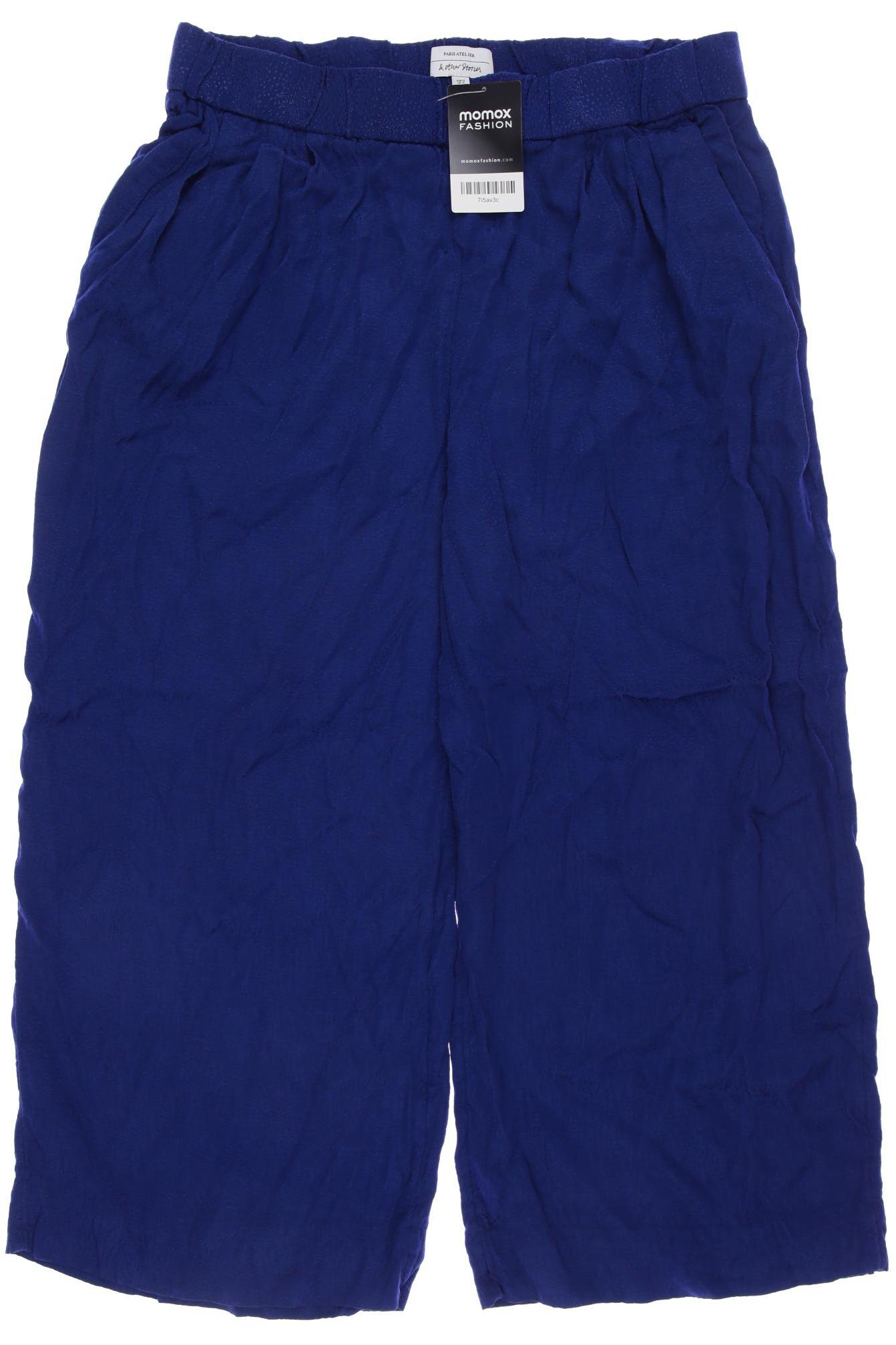 

& Other Stories Damen Stoffhose, blau, Gr. 42