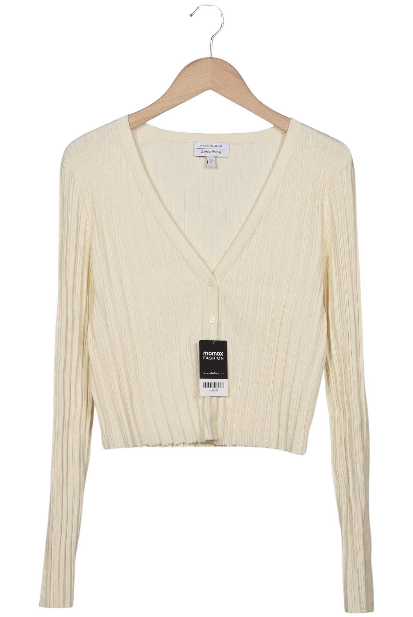 

& Other Stories Damen Strickjacke, cremeweiß, Gr. 42