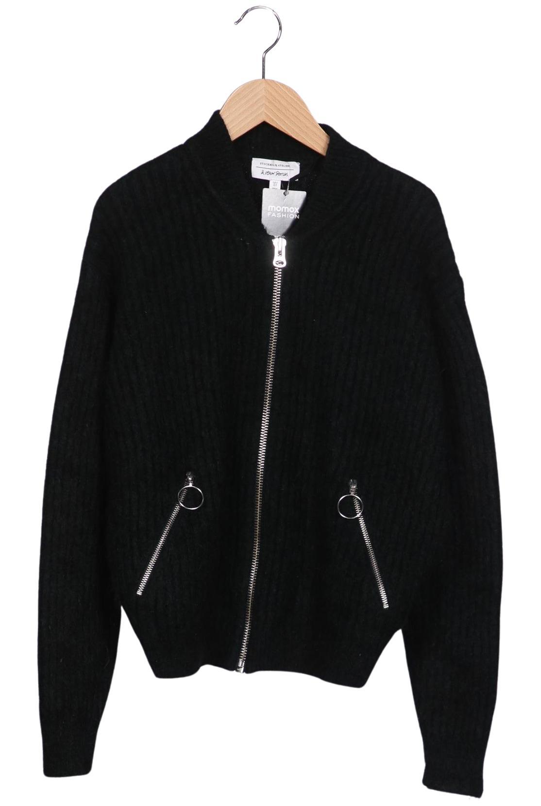 

& Other Stories Damen Strickjacke, schwarz, Gr. 36