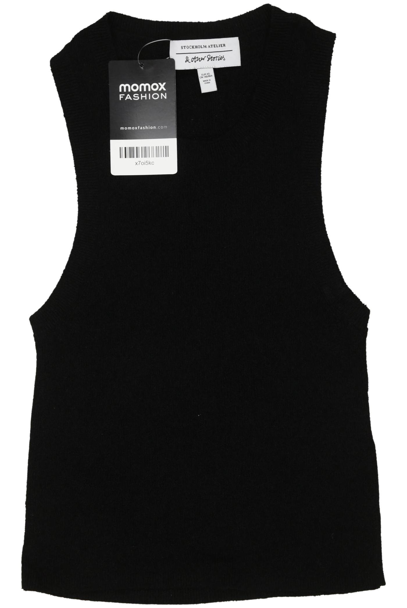 

& Other Stories Damen Top, schwarz, Gr. 34