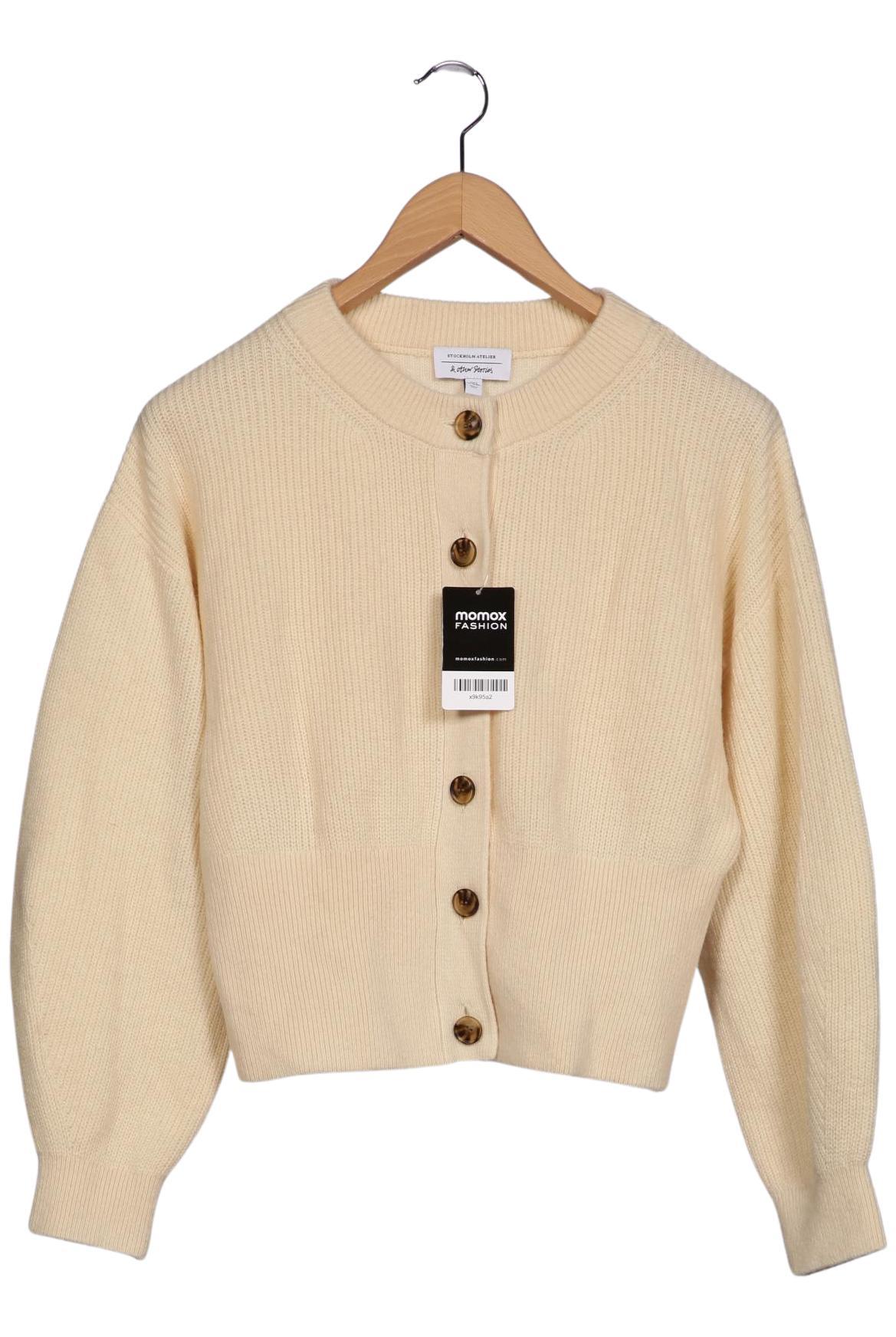 

& Other Stories Damen Strickjacke, cremeweiß, Gr. 36