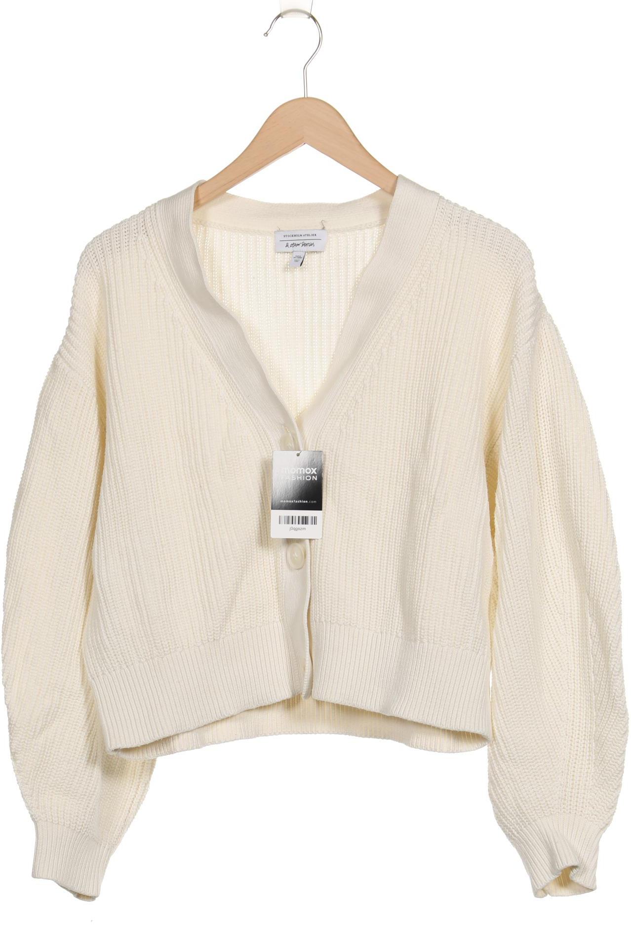 

& Other Stories Damen Strickjacke, cremeweiß, Gr. 38