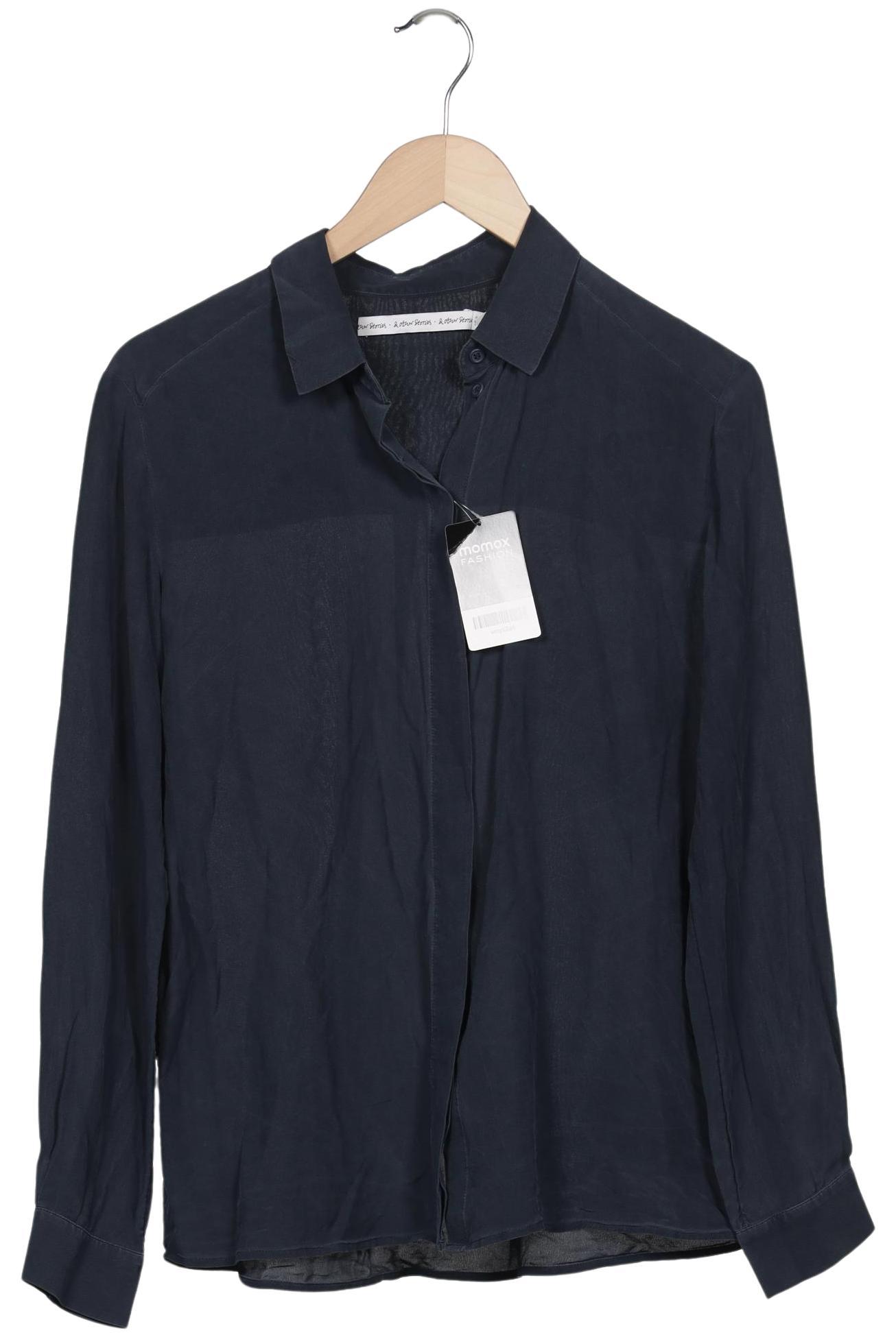 

& Other Stories Damen Bluse, marineblau, Gr. 42