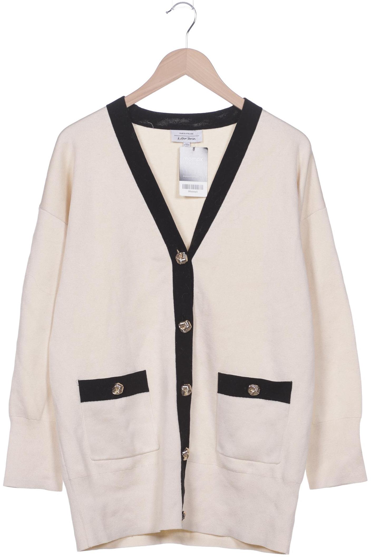 

& Other Stories Damen Strickjacke, cremeweiß, Gr. 36