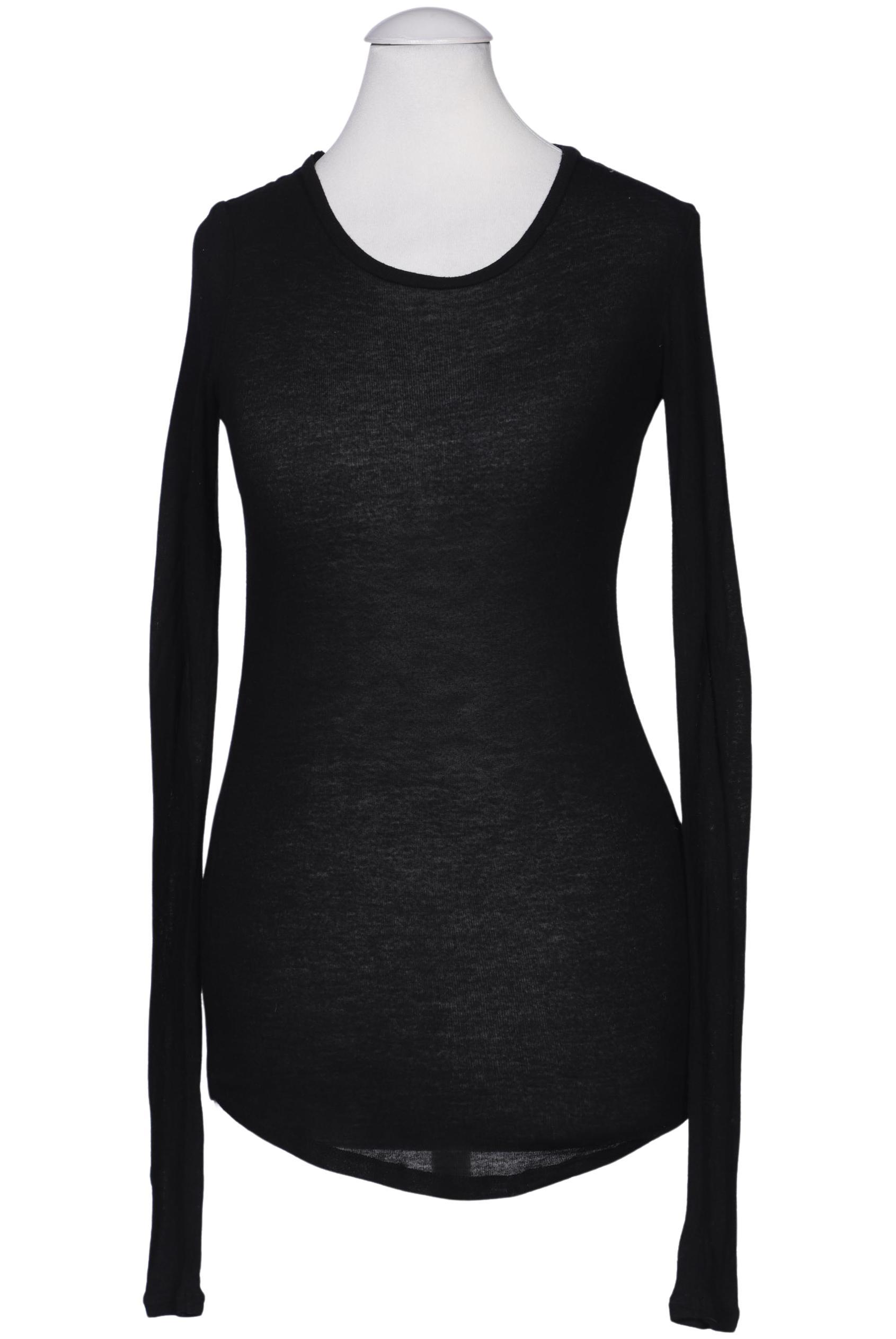 

& Other Stories Damen Langarmshirt, schwarz, Gr. 36