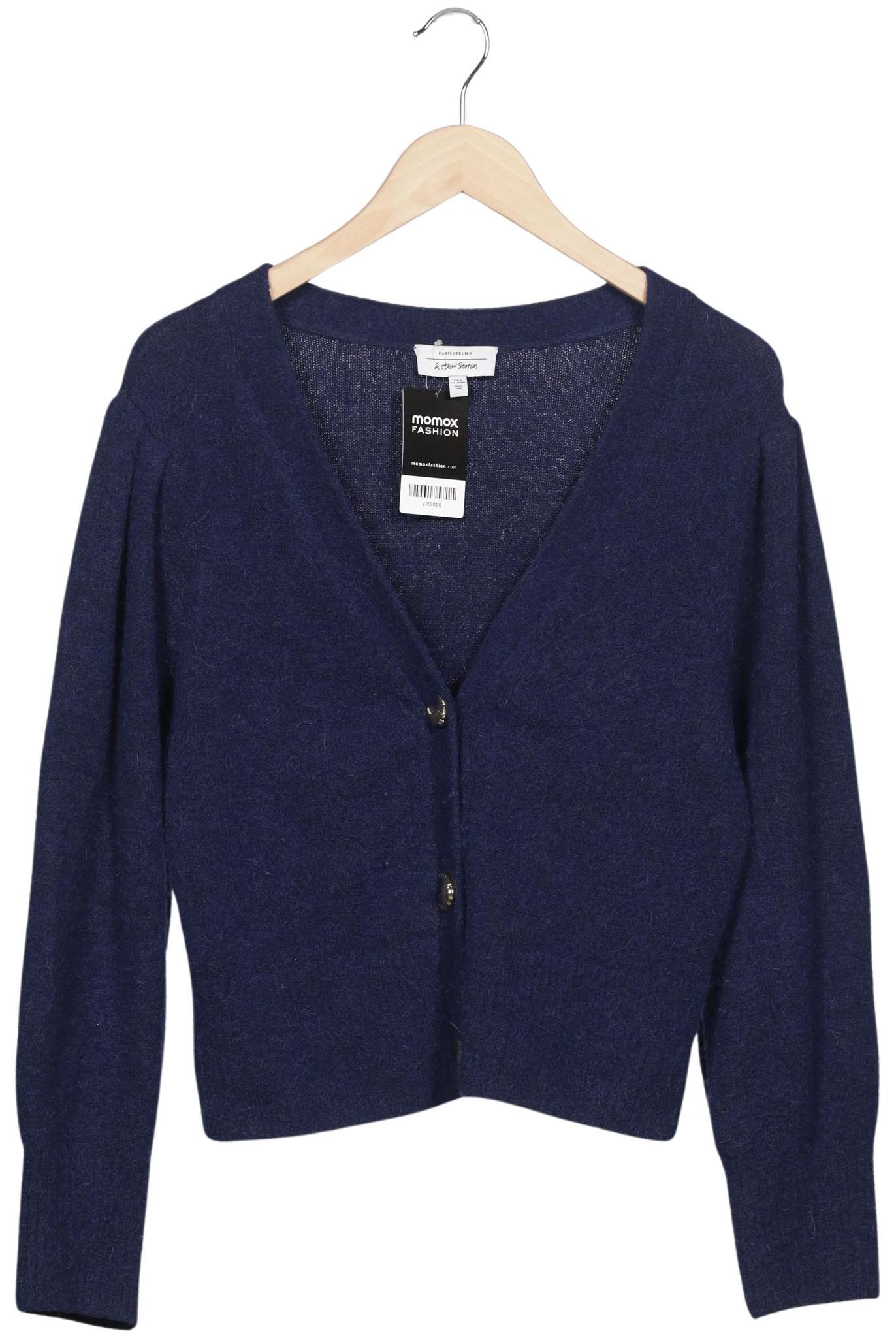 

& Other Stories Damen Strickjacke, marineblau, Gr. 38