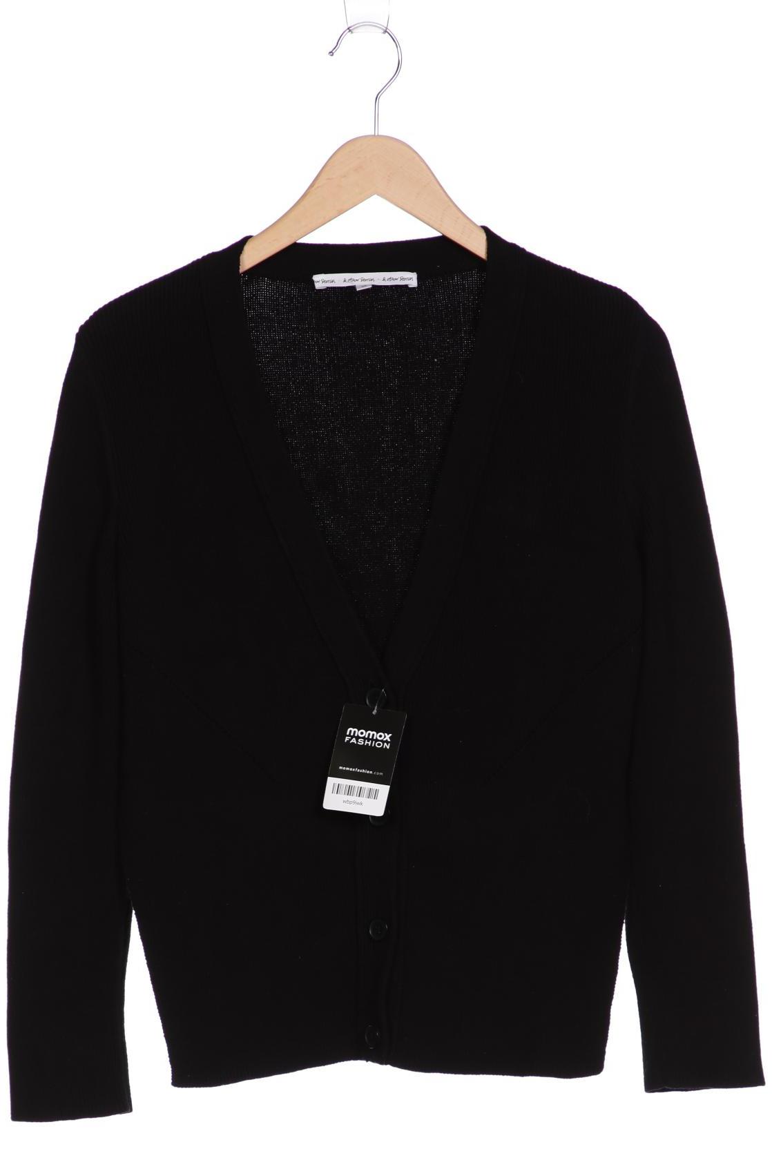 

& Other Stories Damen Strickjacke, schwarz, Gr. 38
