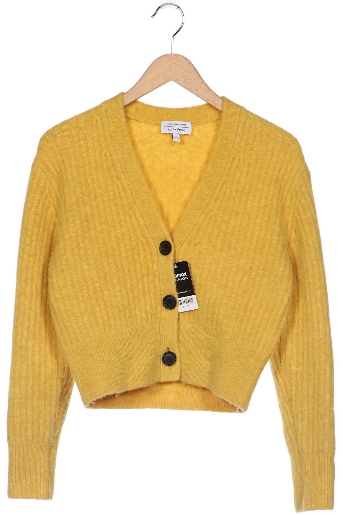 

& Other Stories Damen Strickjacke, gelb, Gr. 36