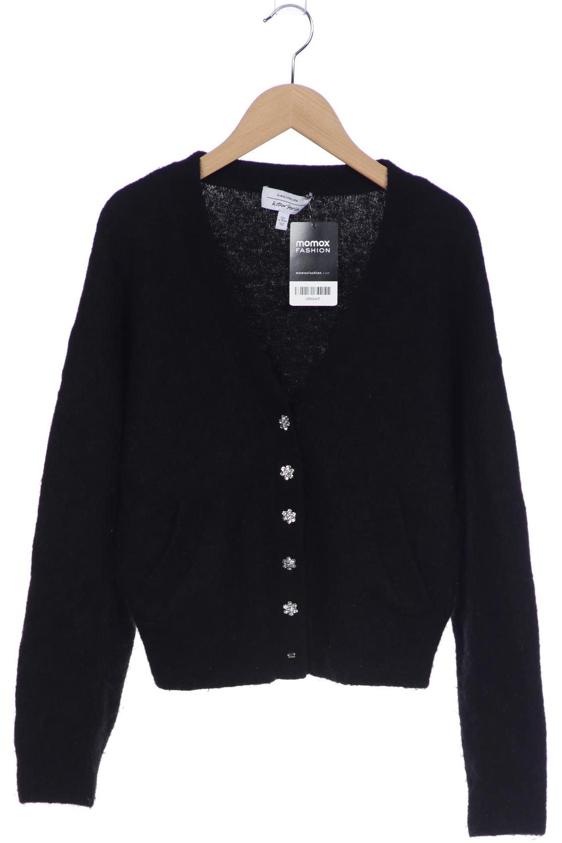 

& Other Stories Damen Strickjacke, schwarz, Gr. 36
