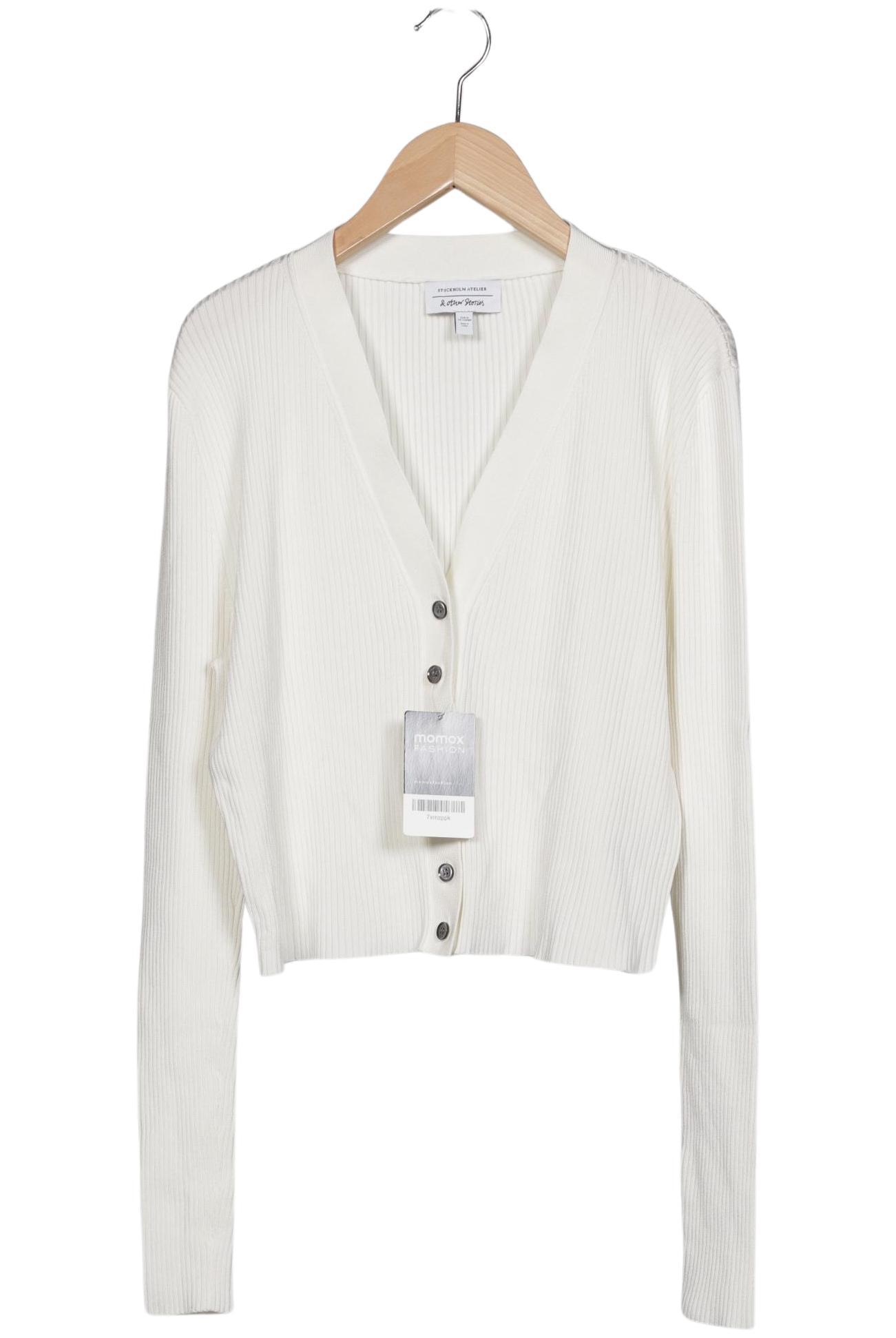 

& Other Stories Damen Strickjacke, cremeweiß, Gr. 38