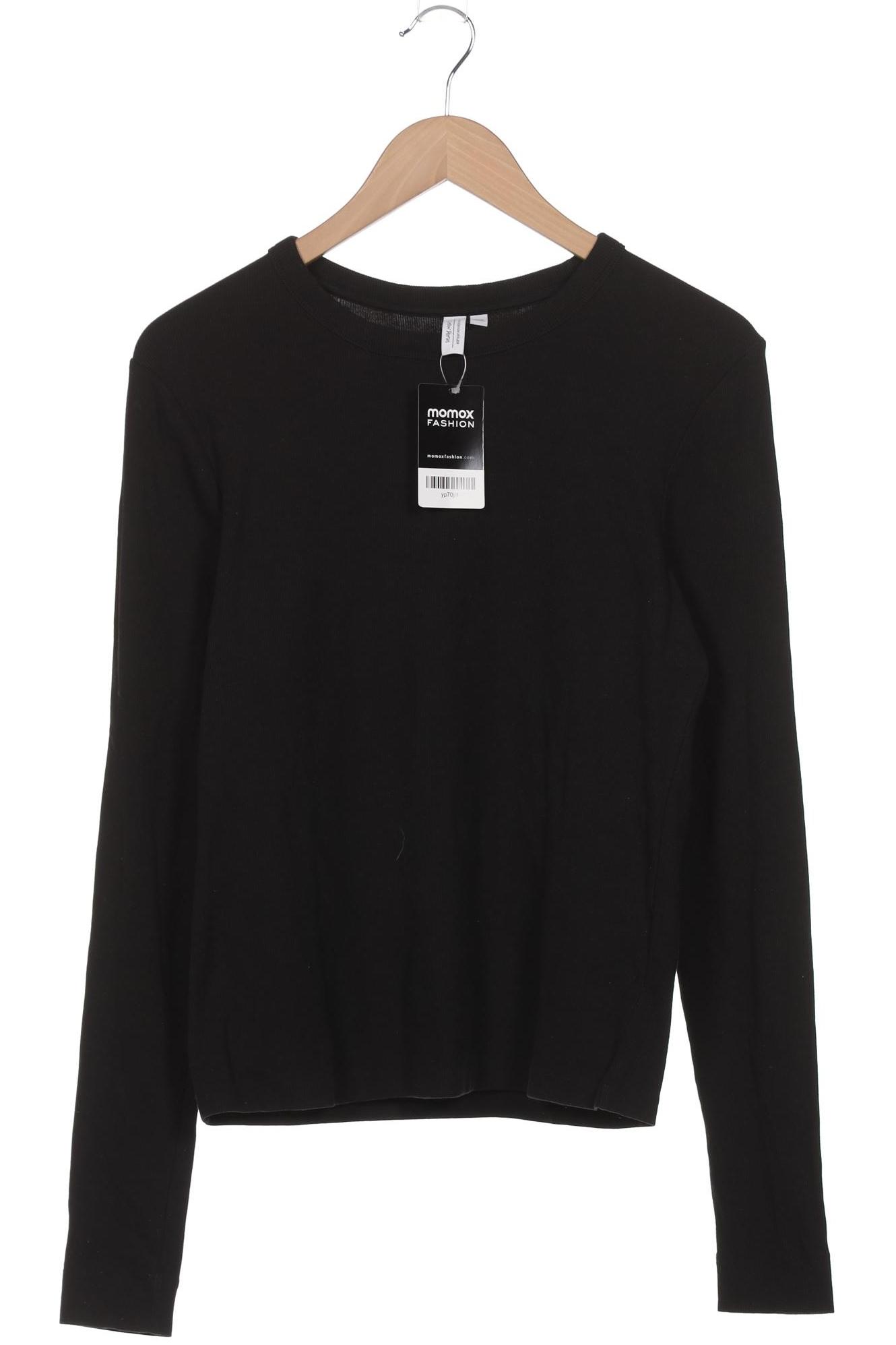 

& Other Stories Damen Langarmshirt, schwarz, Gr. 38
