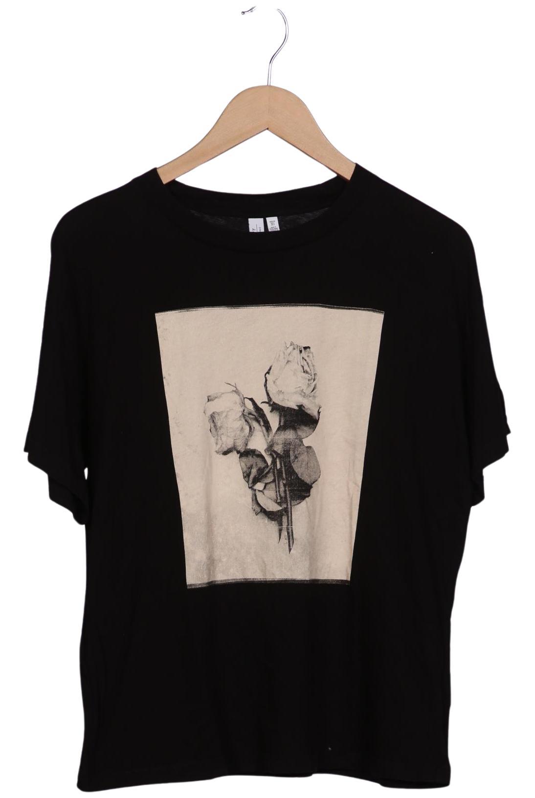

& Other Stories Damen T-Shirt, schwarz, Gr. 34