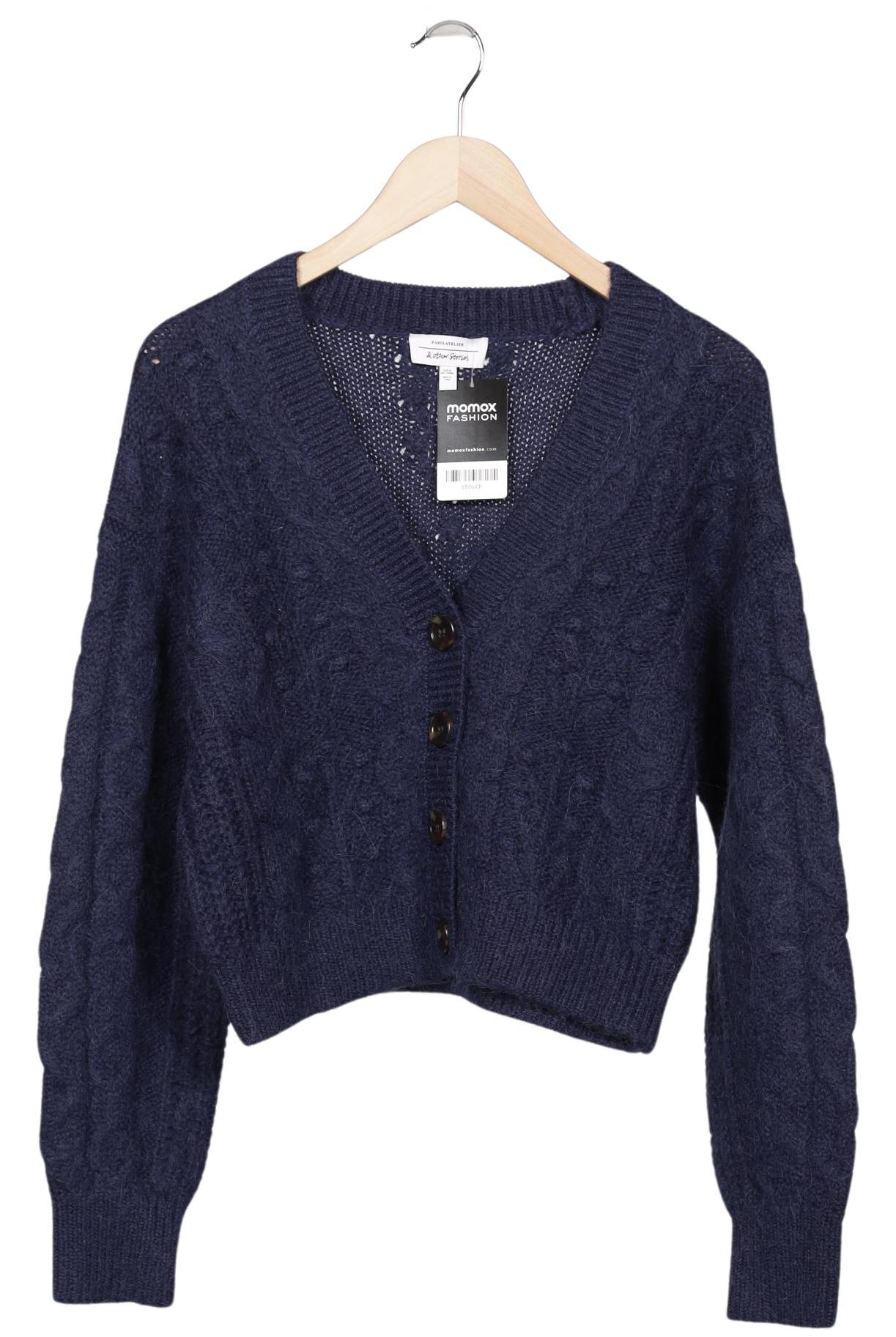 

& Other Stories Damen Strickjacke, marineblau, Gr. 38