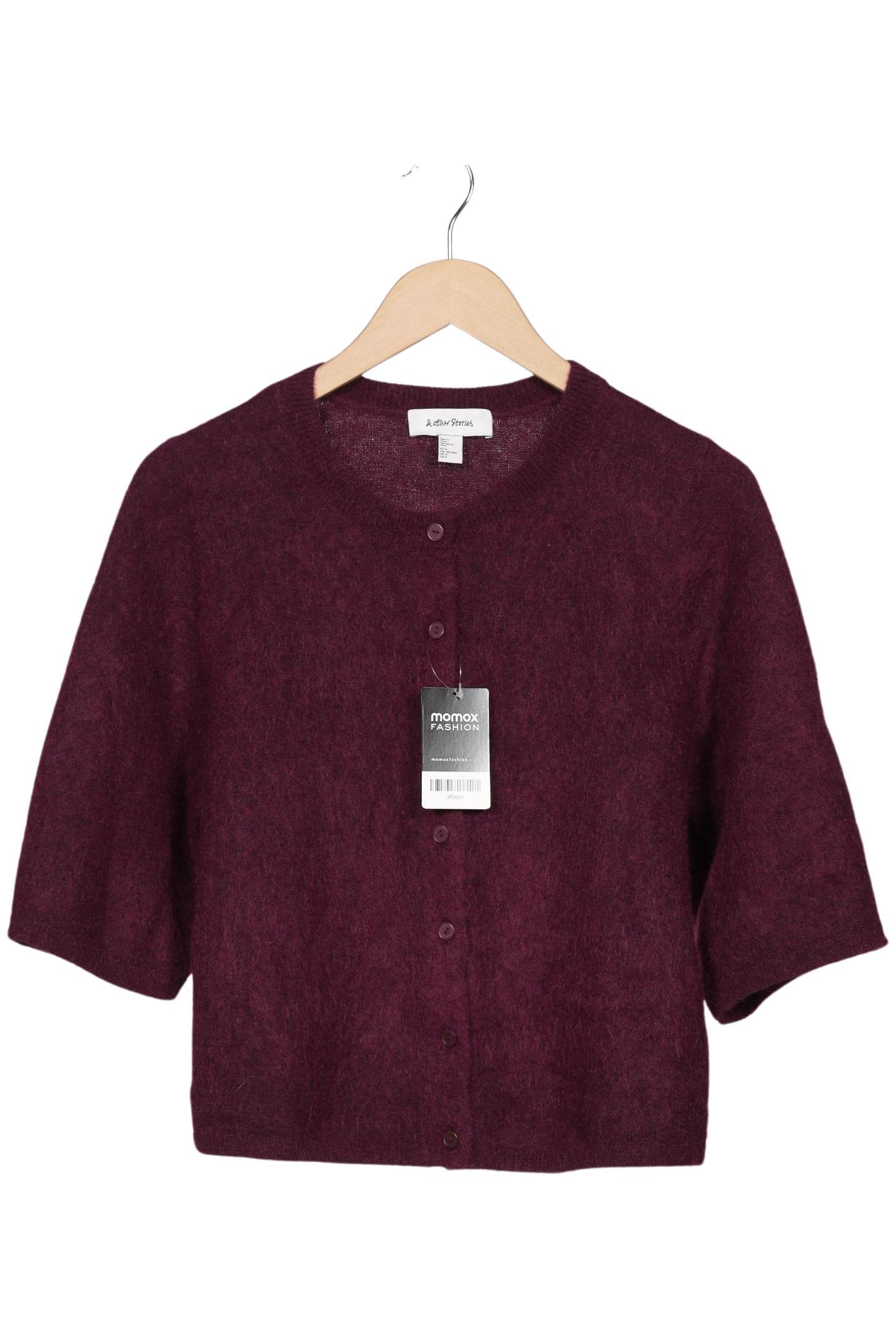 

& Other Stories Damen Strickjacke, bordeaux, Gr. 36
