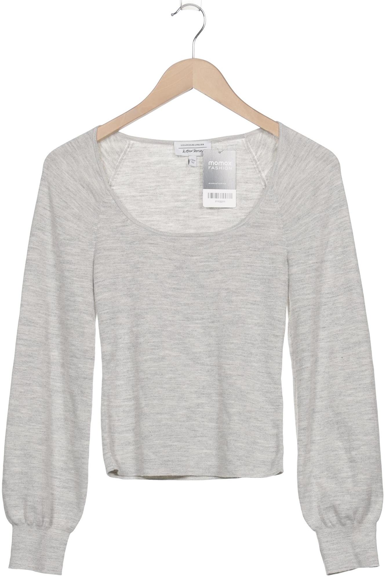 

& Other Stories Damen Langarmshirt, grau, Gr. 36