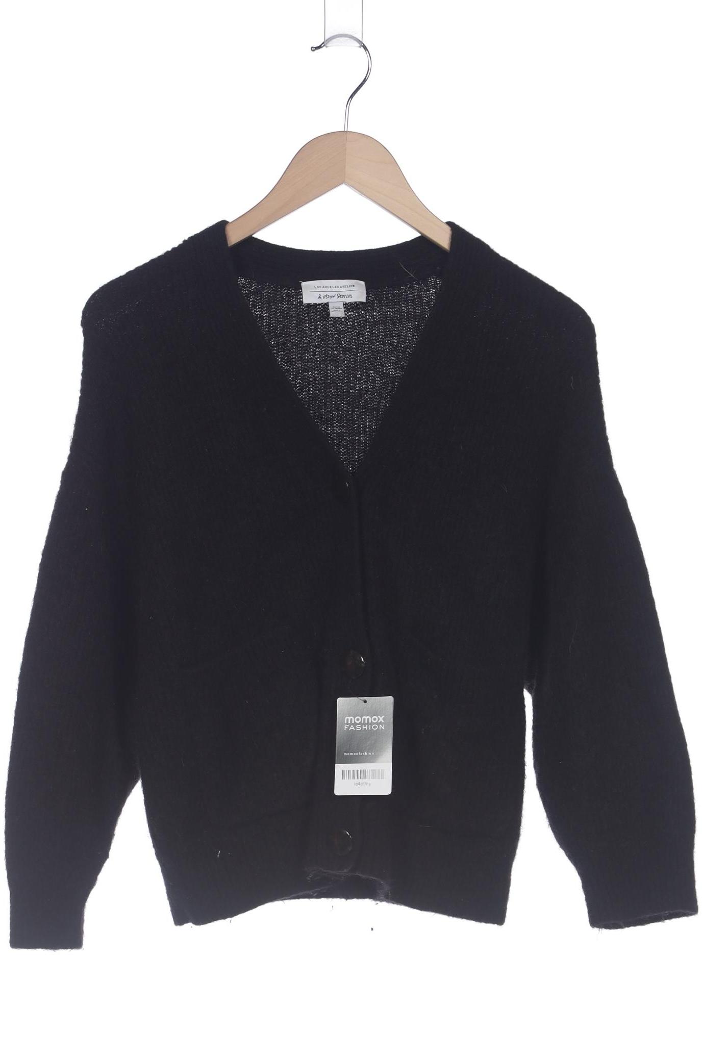 

& Other Stories Damen Strickjacke, schwarz, Gr. 34
