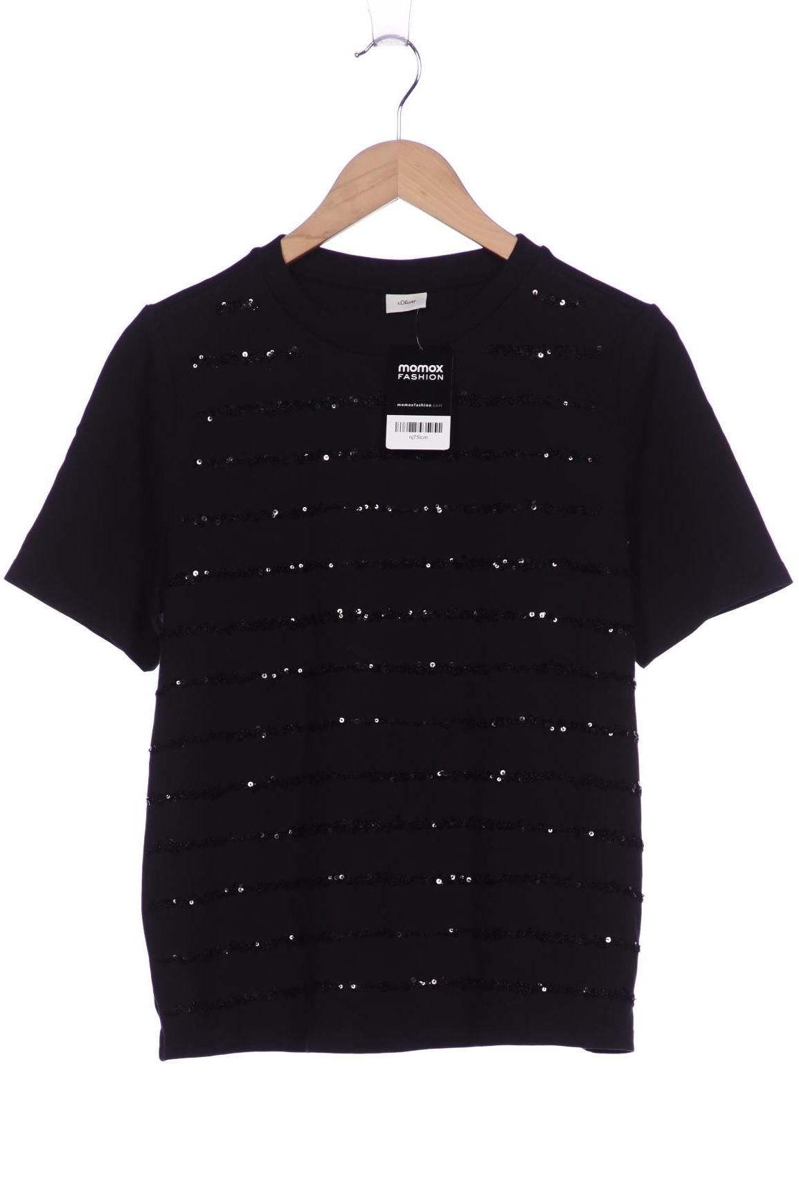 

& Other Stories Damen T-Shirt, schwarz, Gr. 40