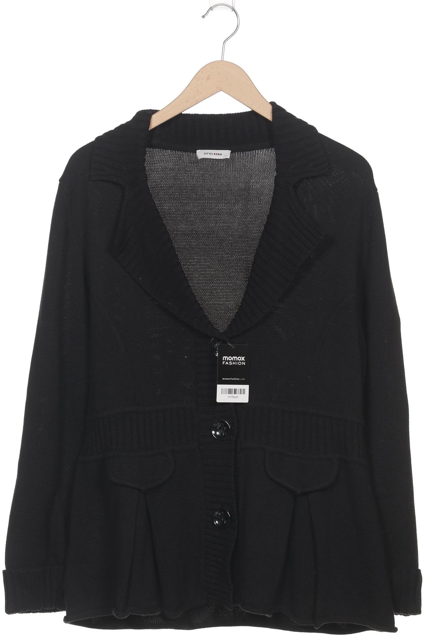 

Otto Kern Damen Strickjacke, schwarz, Gr. 46
